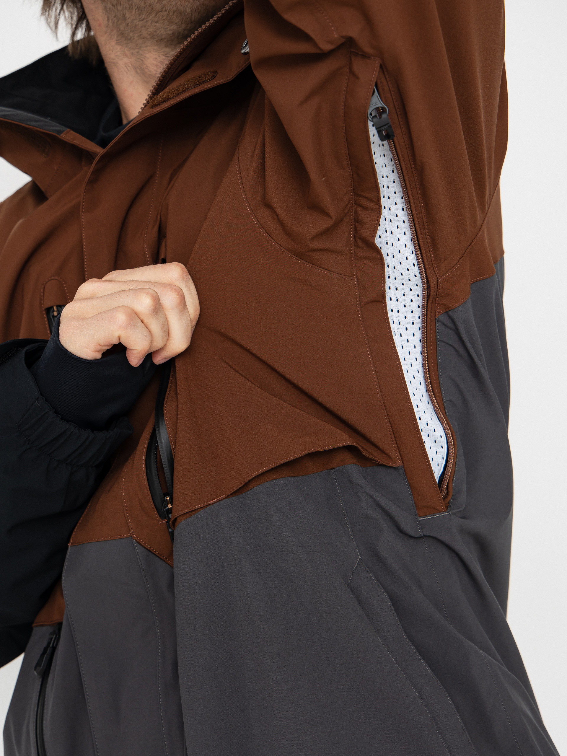 Чоловіча Сноубордична куртка Volcom Rnge Stretch 30K (brown)