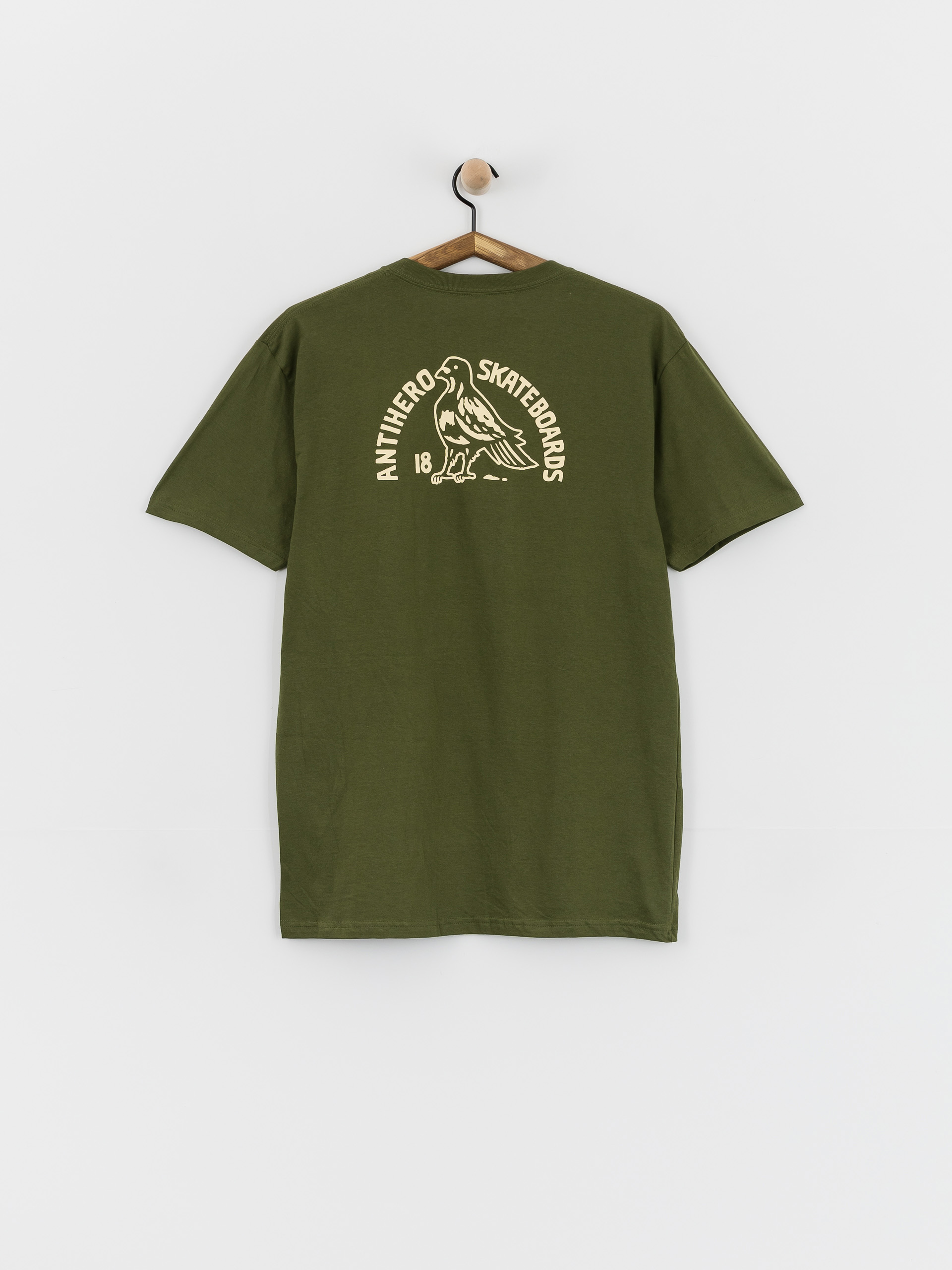 Футболка Antihero Clubhouse (olive w/cream prints)