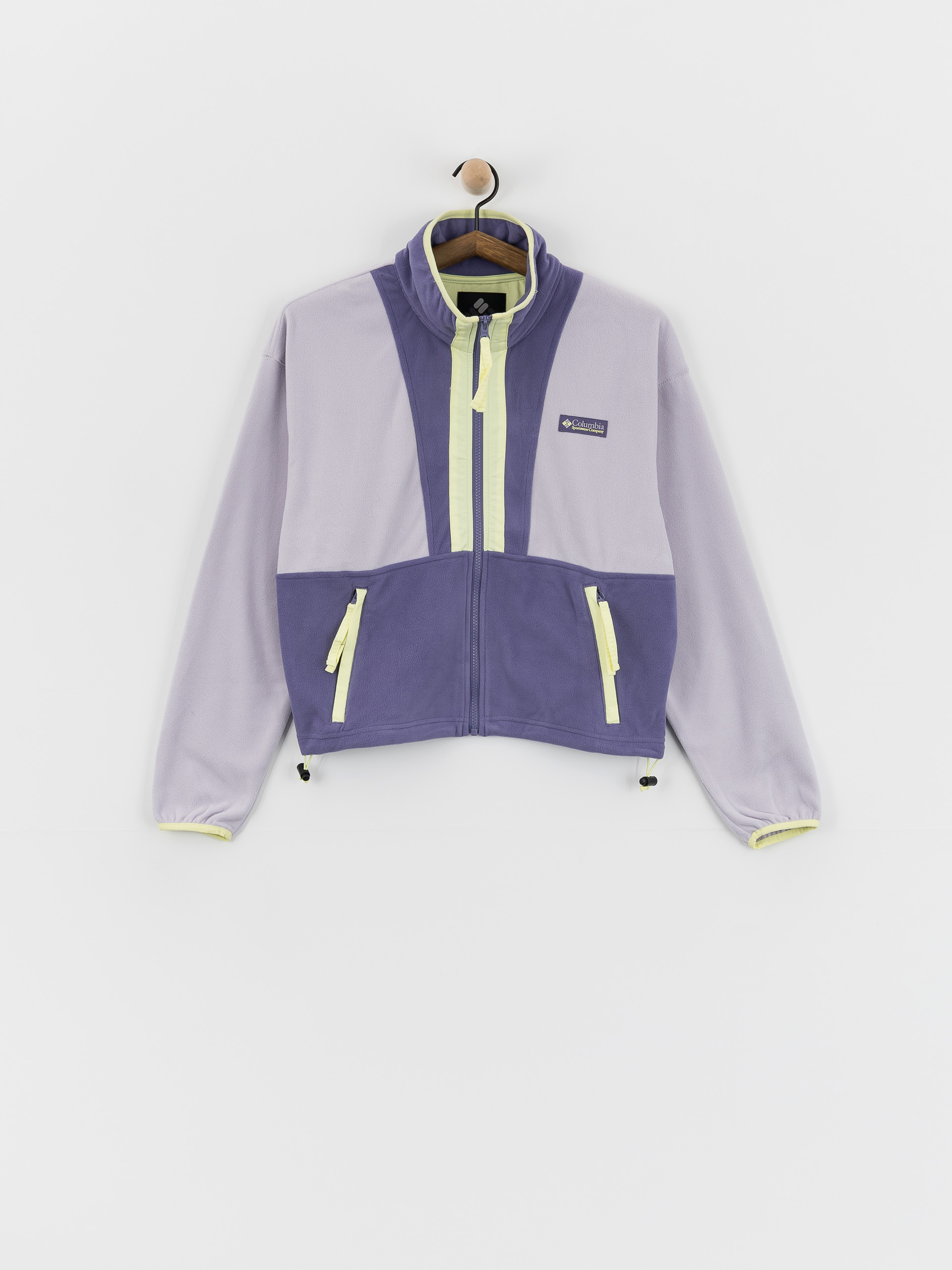 Флісовий светр Columbia Backbowl II Full Zip Wmn (lavender pearl/stormwatch/citron haze)