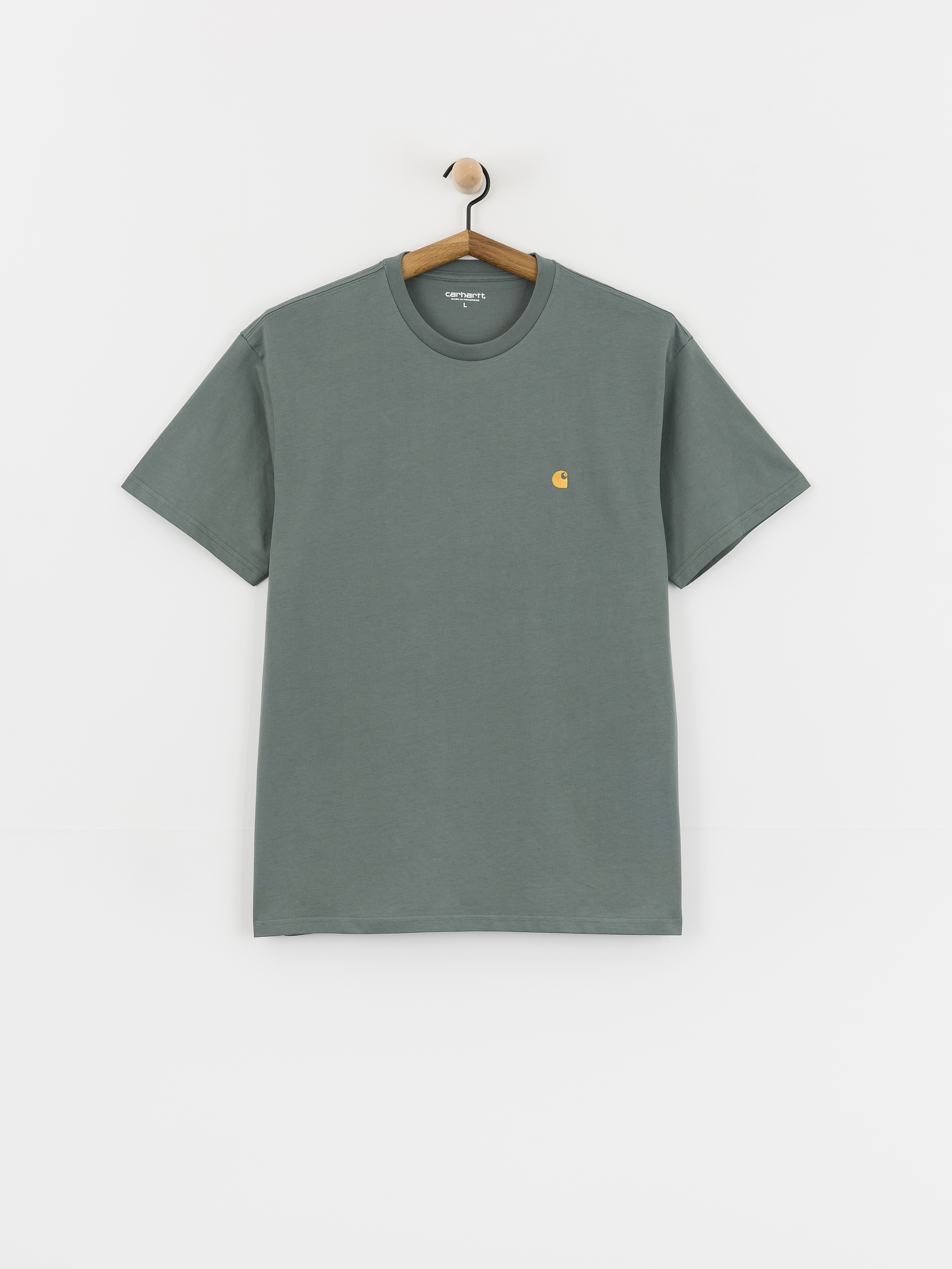 Футболка Carhartt WIP Chase (velvet green/gold)