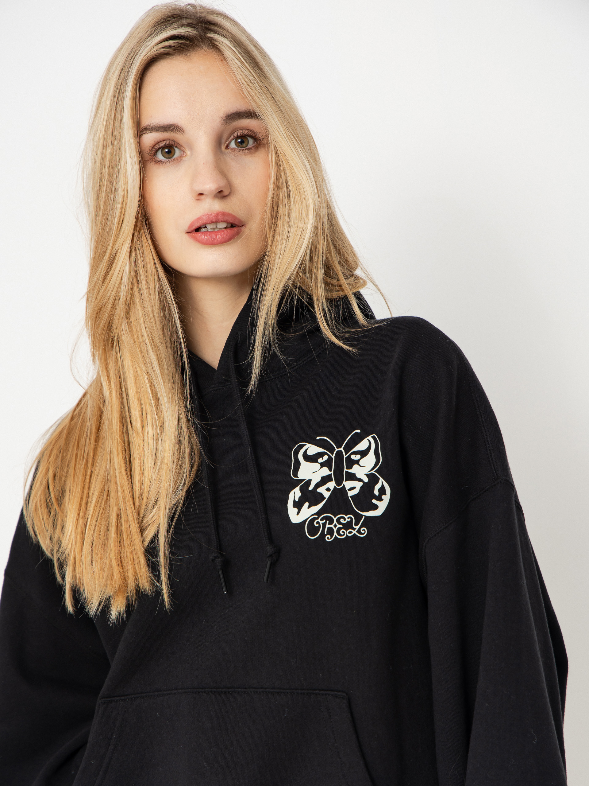 Худі OBEY Butterfly Baggy Relaxed HD Wmn (digital black)