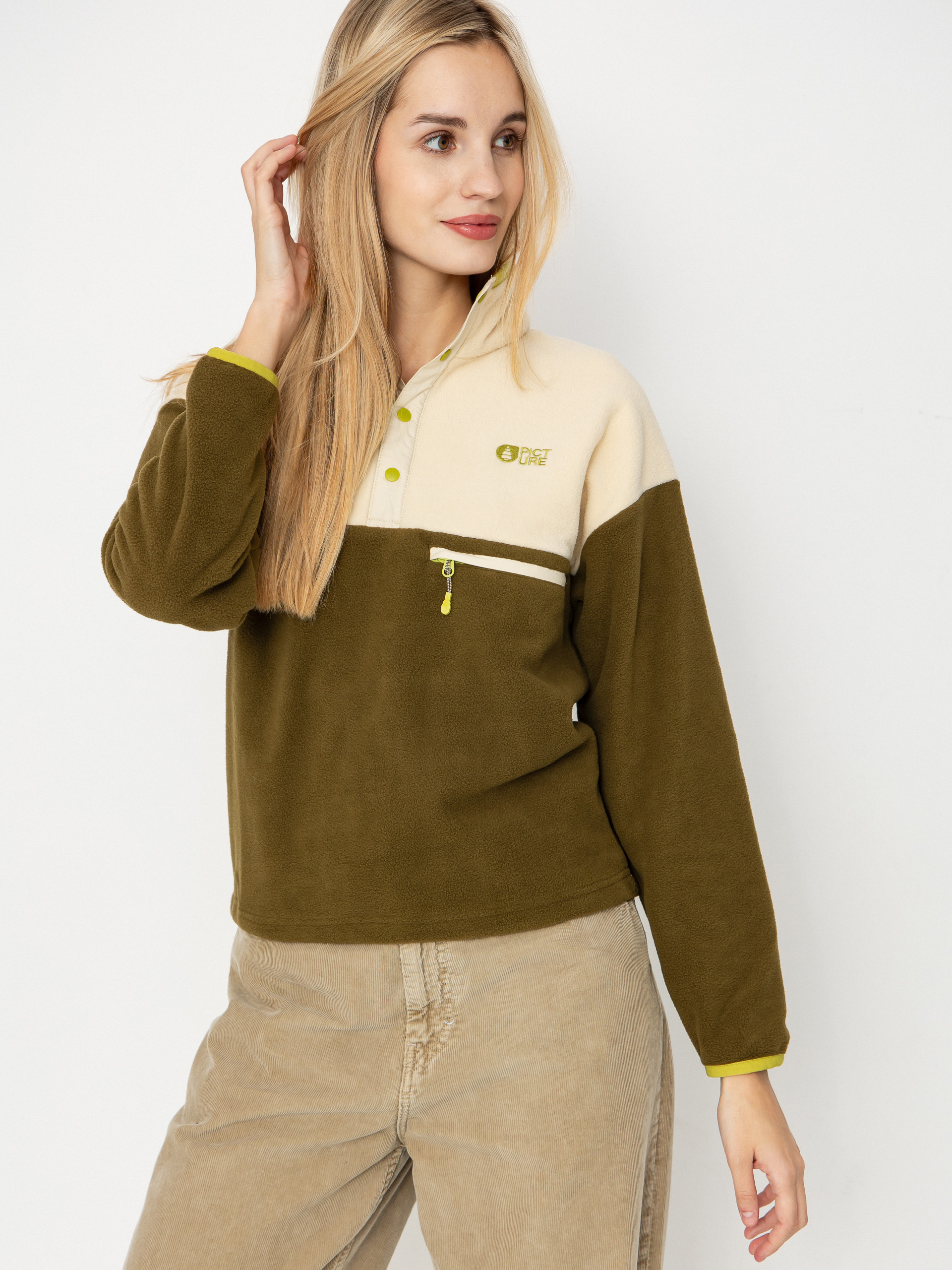 Жіночий Флісовий светр Picture Arcca 1/4 Zip (tobacco)