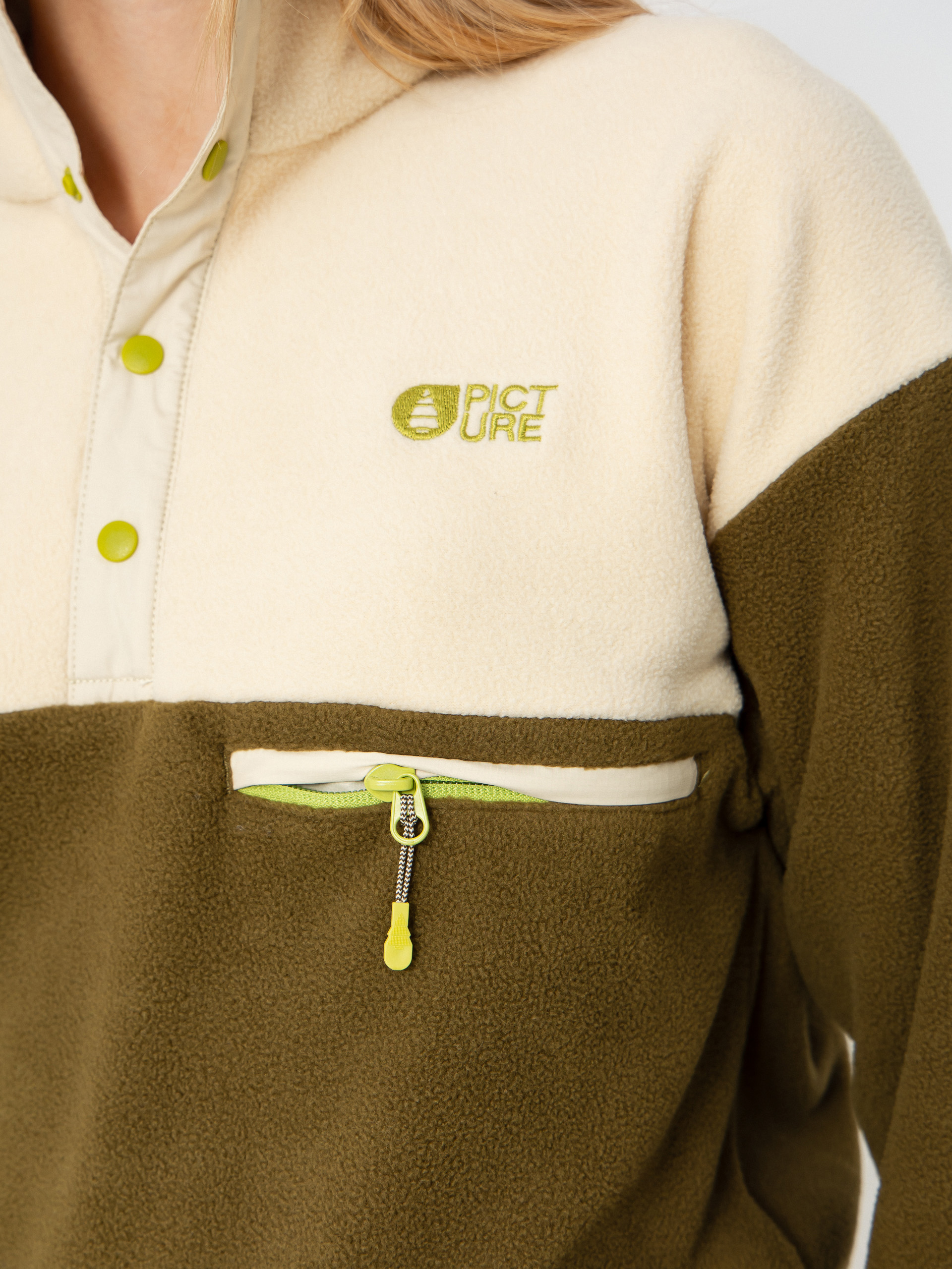 Жіночий Флісовий светр Picture Arcca 1/4 Zip (tobacco)