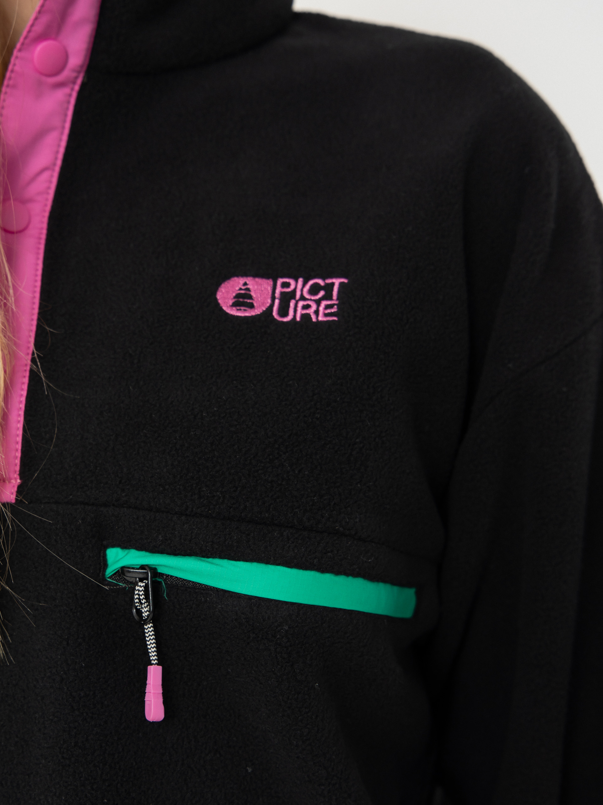Жіночий Флісовий светр Picture Arcca 1/4 Zip (black)