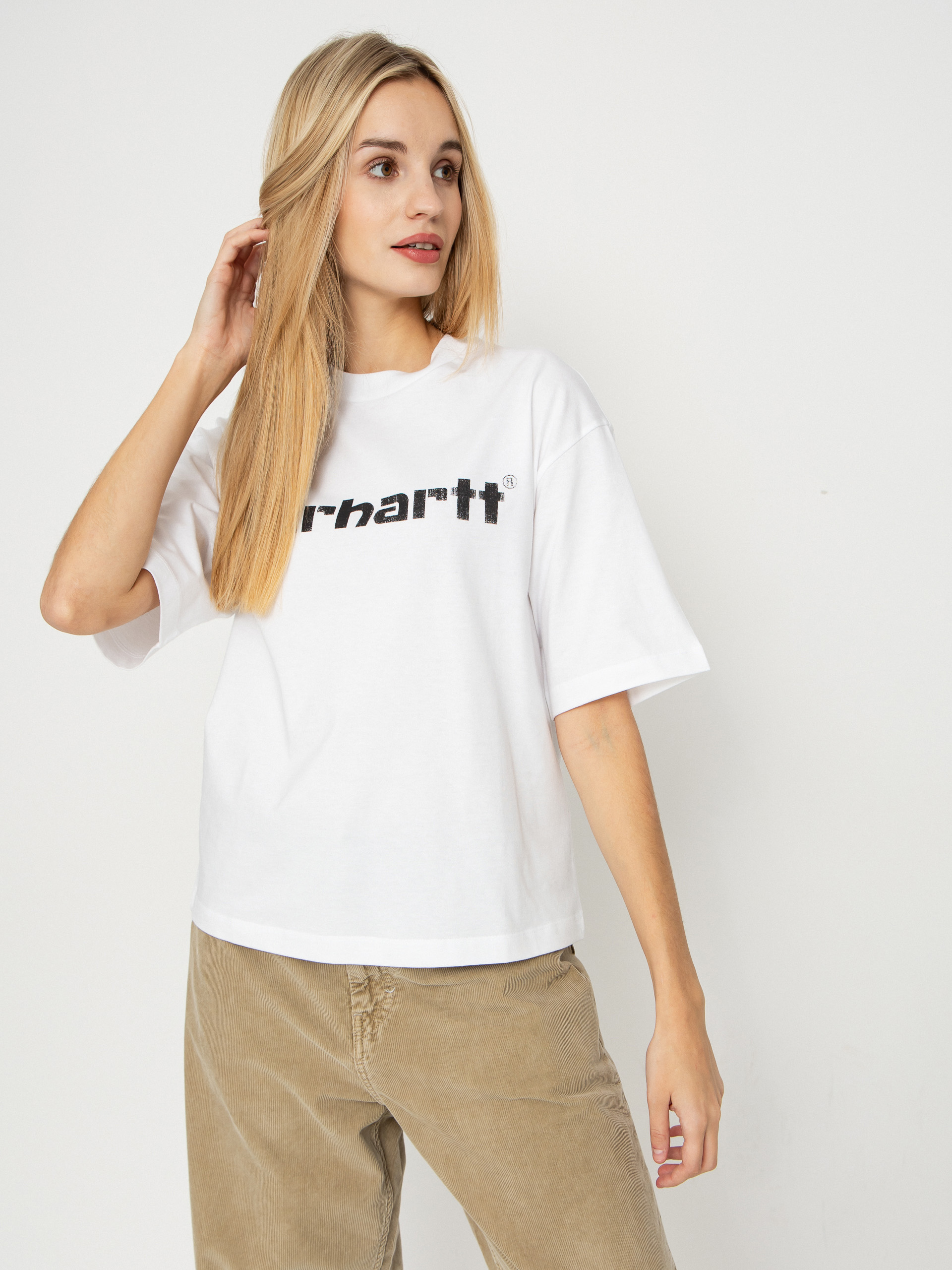 Футболка Carhartt WIP Archive Script Wmn (white)