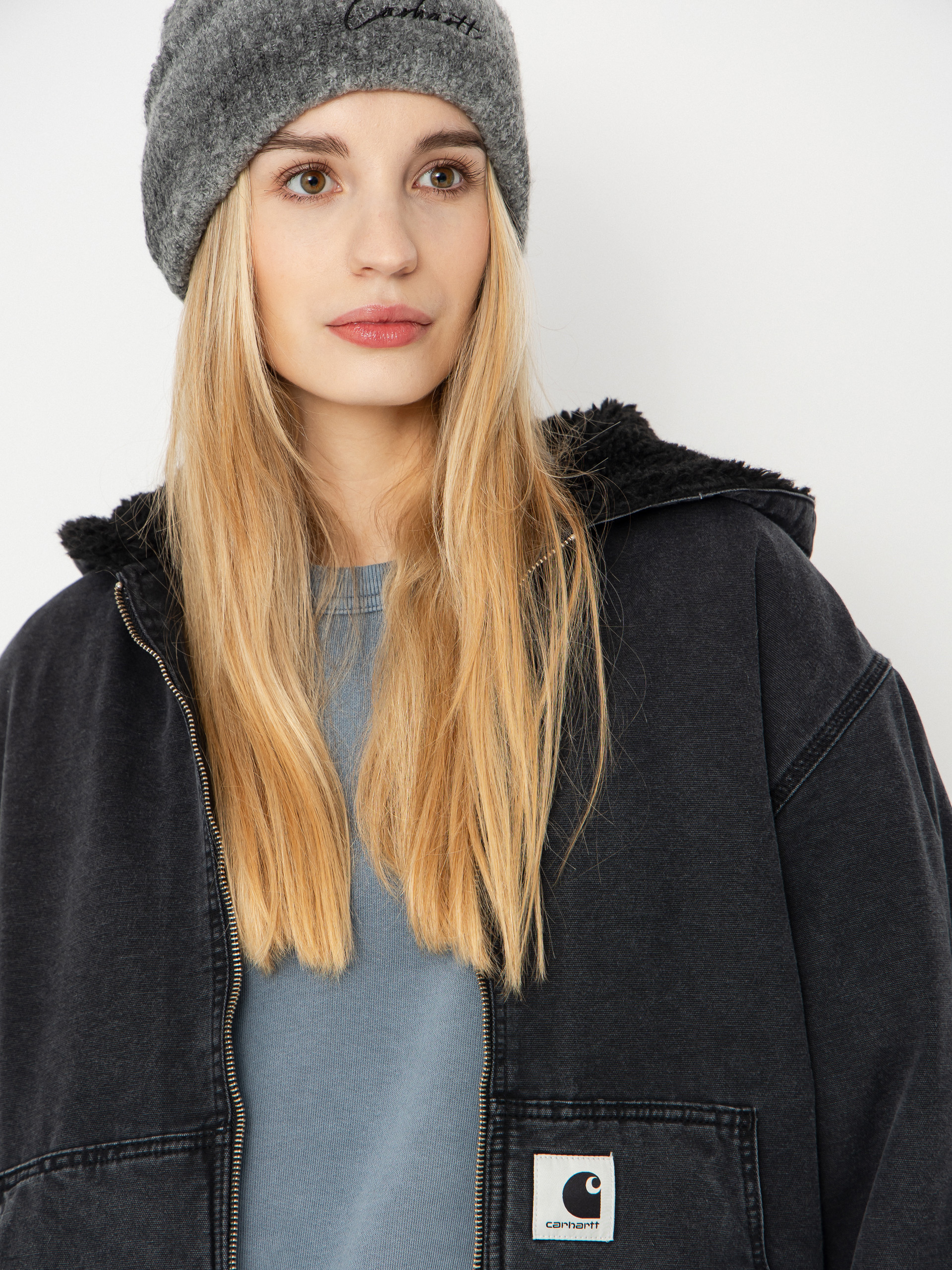 Куртка Carhartt WIP Hooded Mitch Wmn (black)