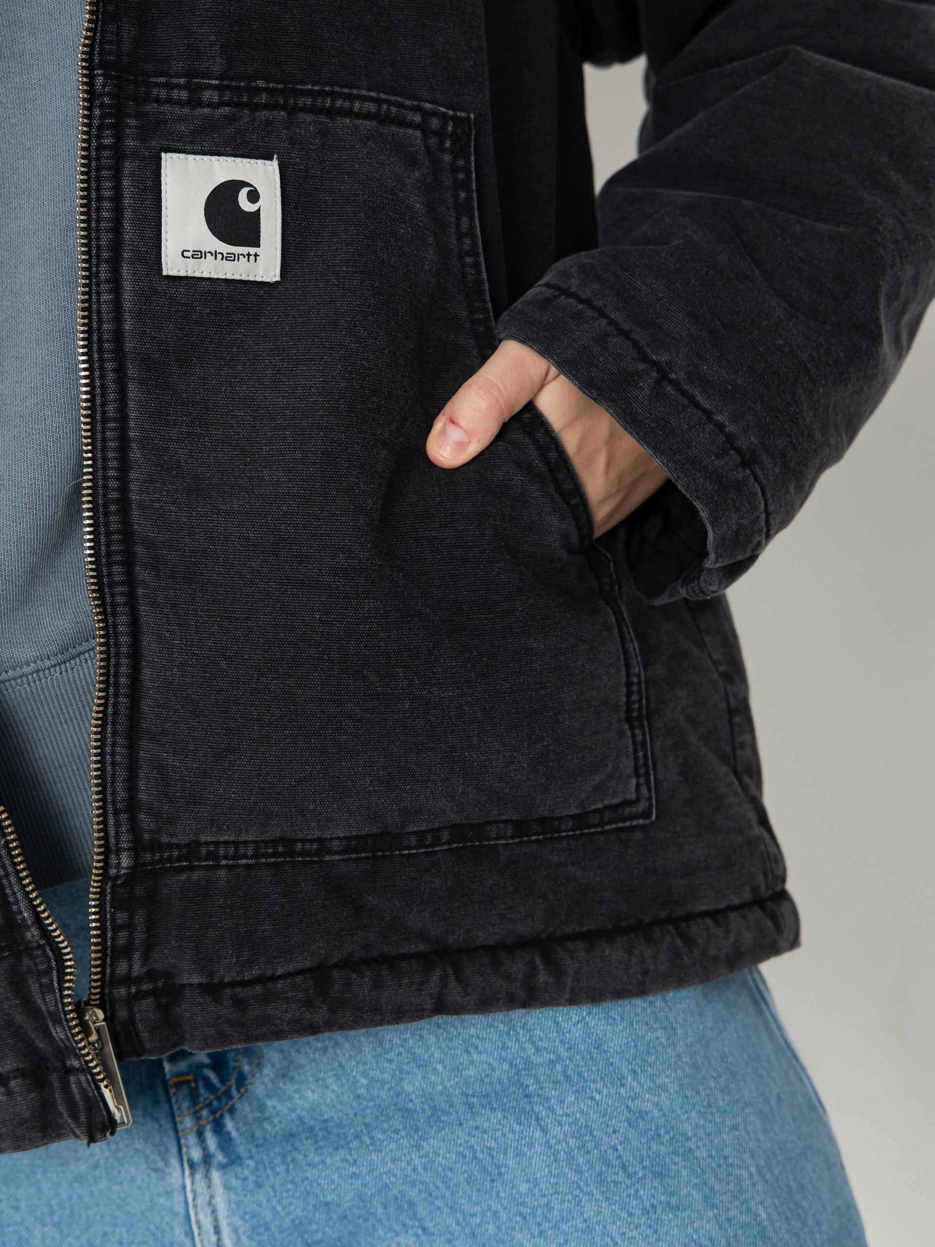 Куртка Carhartt WIP Hooded Mitch Wmn (black)