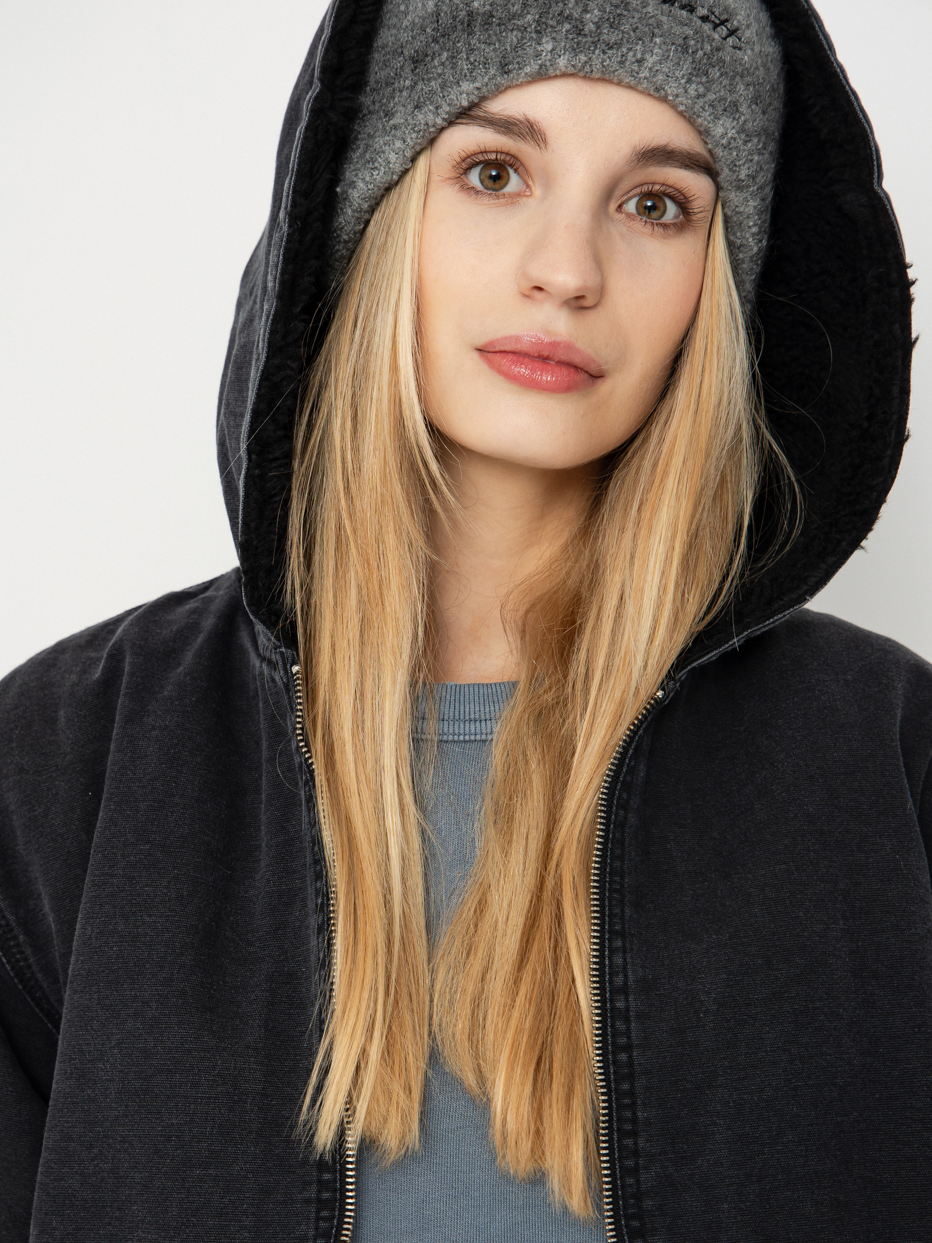 Куртка Carhartt WIP Hooded Mitch Wmn (black)