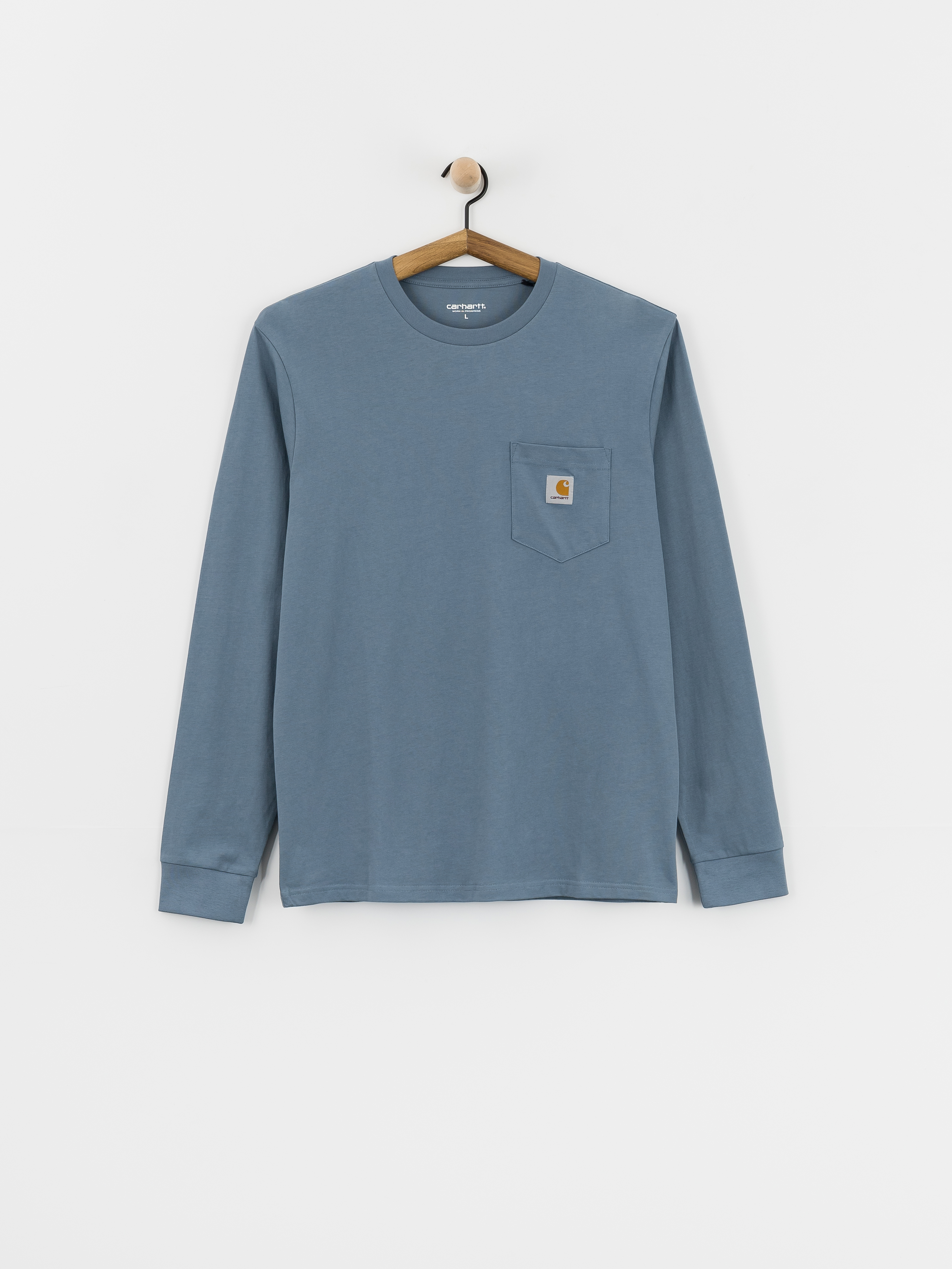 Лонгслів Carhartt WIP Pocket (velvet blue)