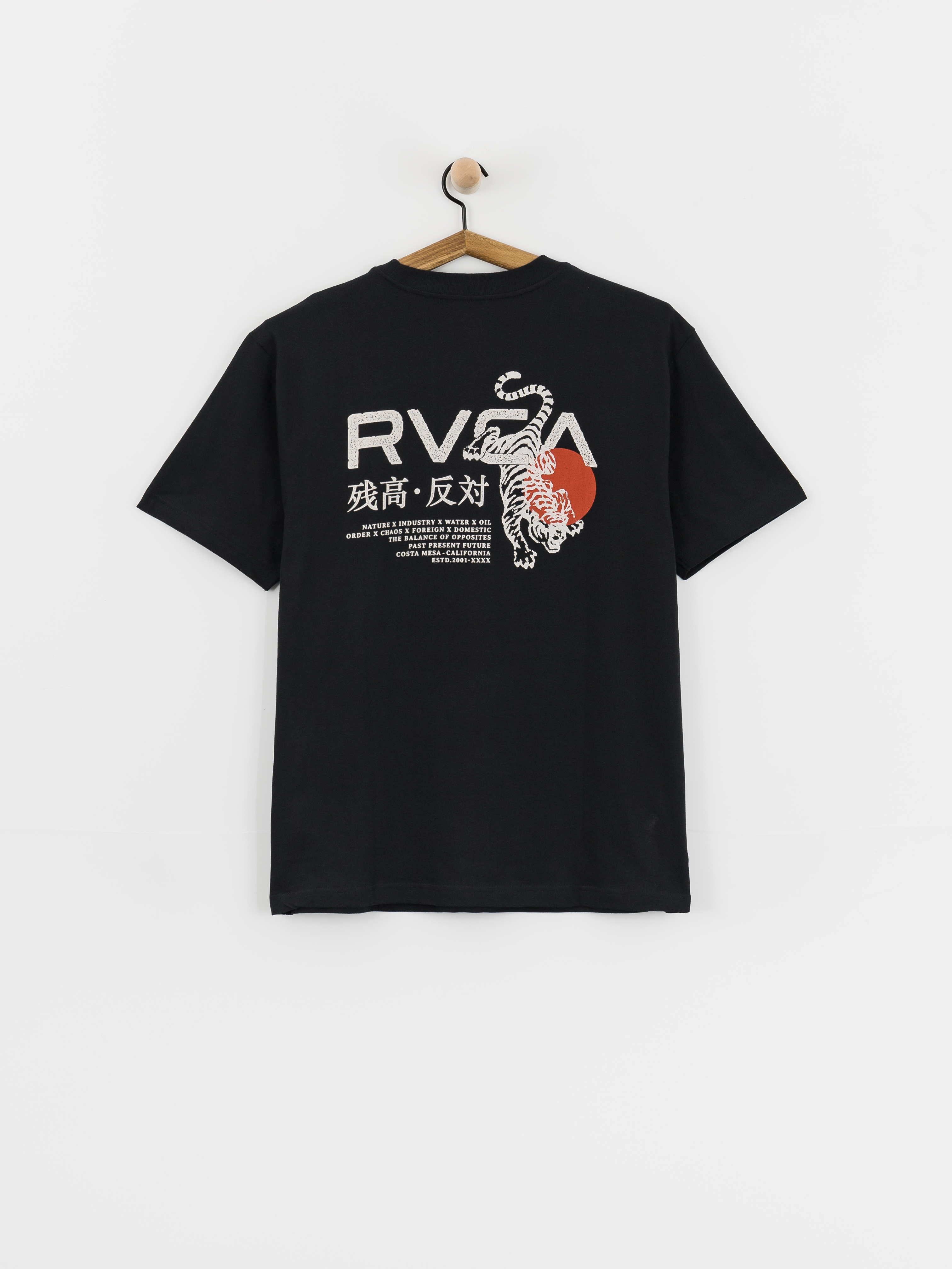 Футболка RVCA Tiger Sun (black)