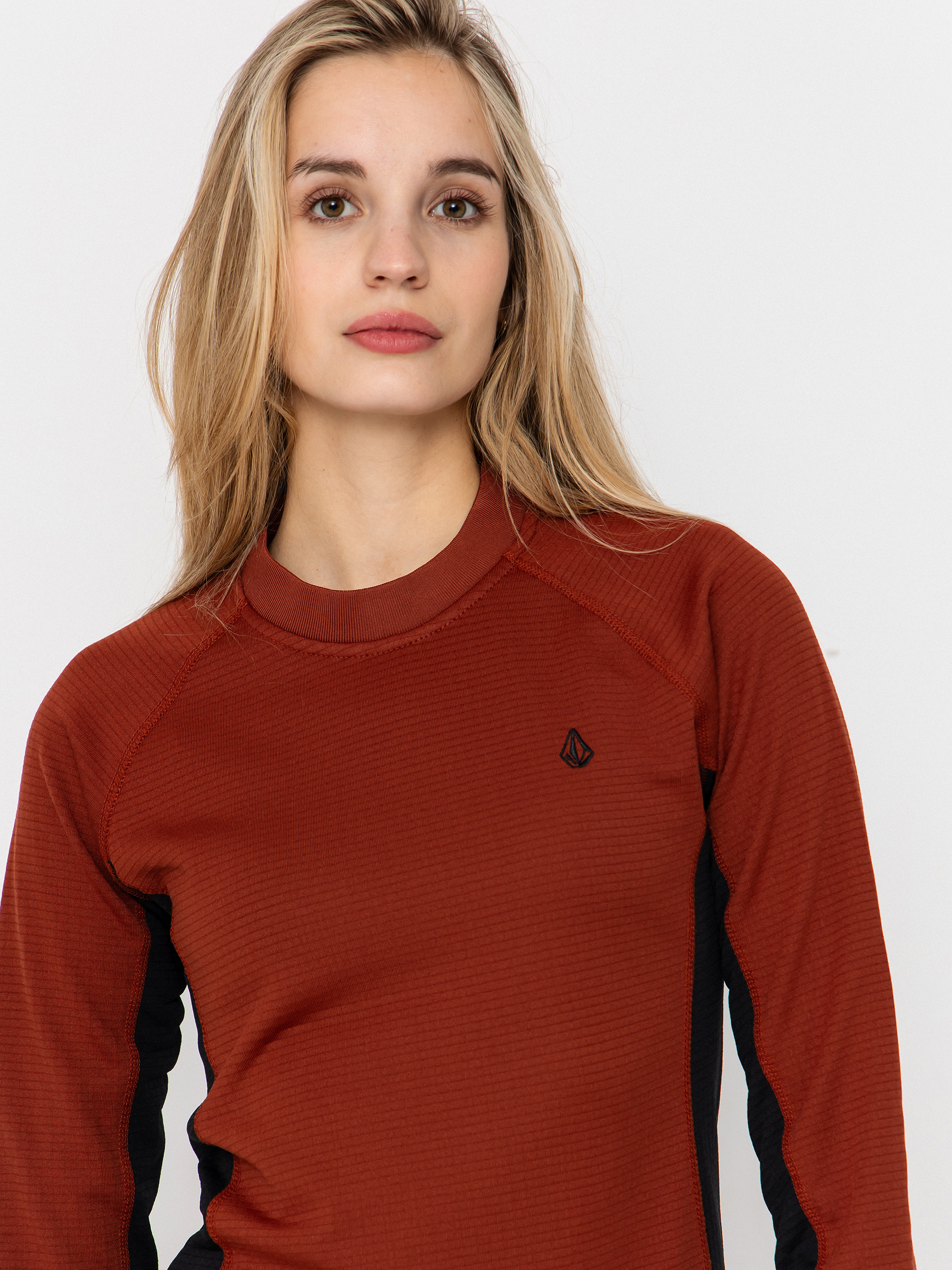 Жіноча Термосвітшот Volcom Gridlock Crew Neck (henna)