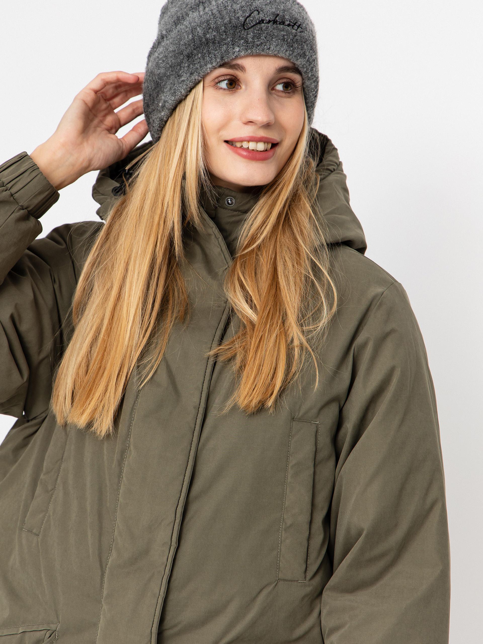 Куртка Volcom Sleepi Puff Up Parka Wmn (wintermoss)