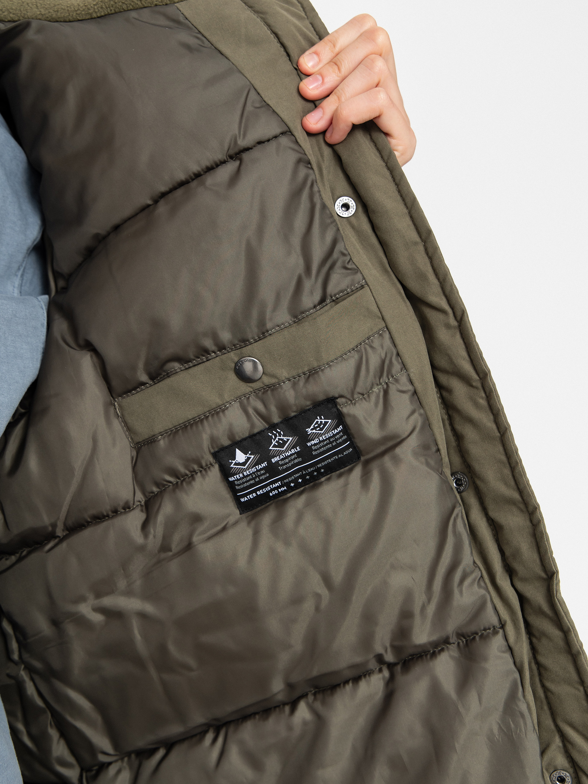 Куртка Volcom Sleepi Puff Up Parka Wmn (wintermoss)