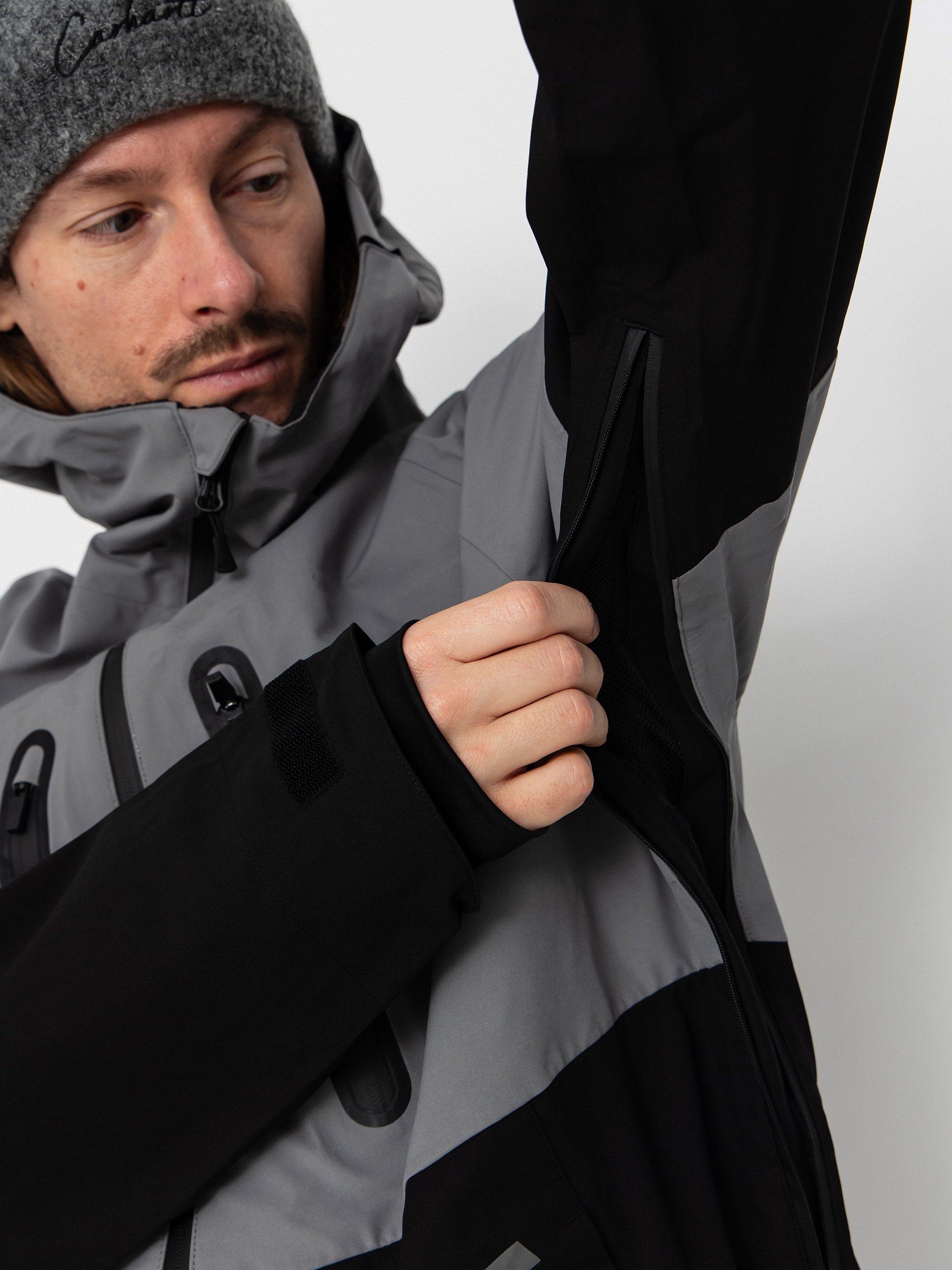 Чоловіча Сноубордична куртка ThirtyTwo Tm 3 Recycled (black/grey)