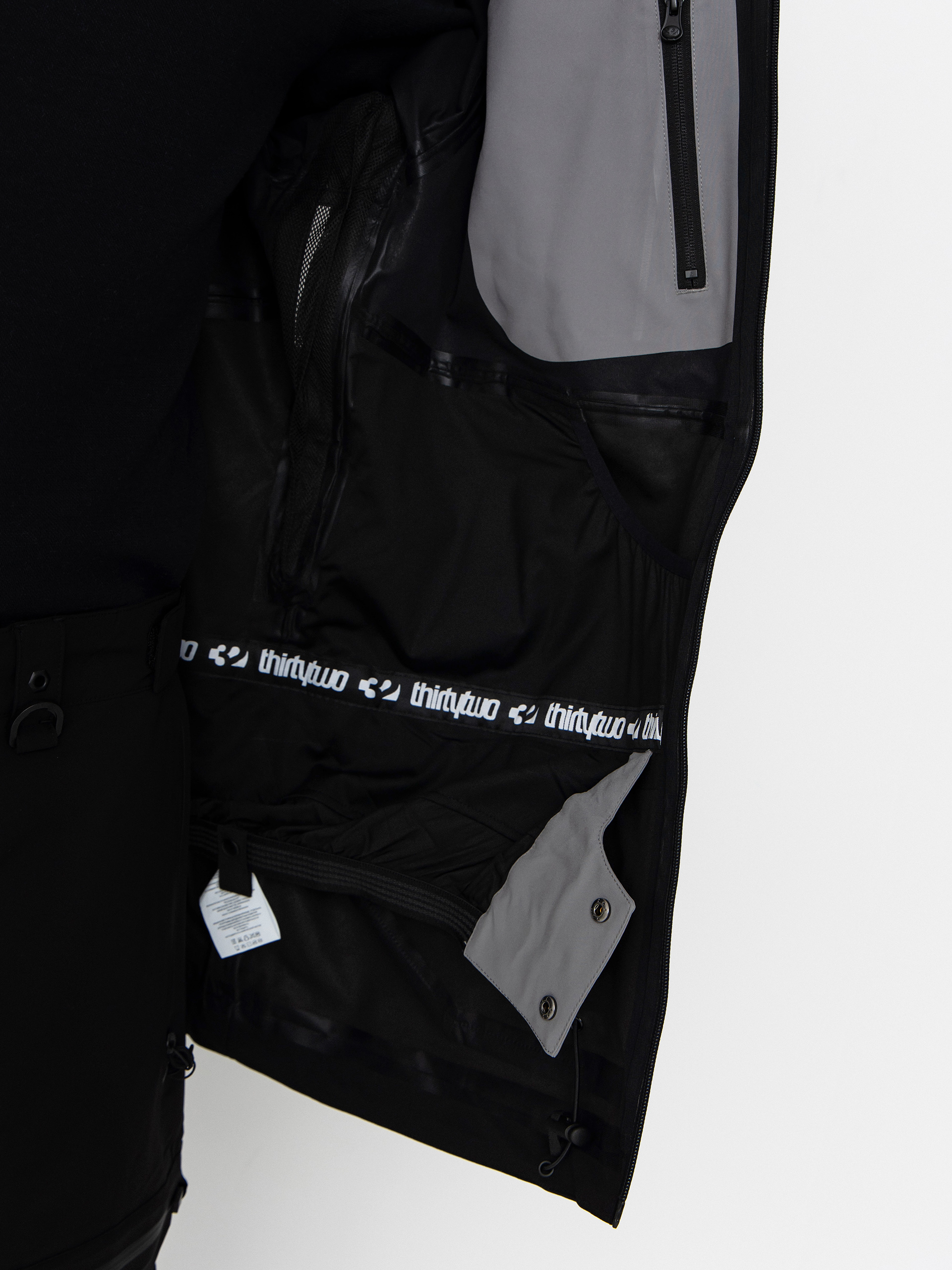 Чоловіча Сноубордична куртка ThirtyTwo Tm 3 Recycled (black/grey)