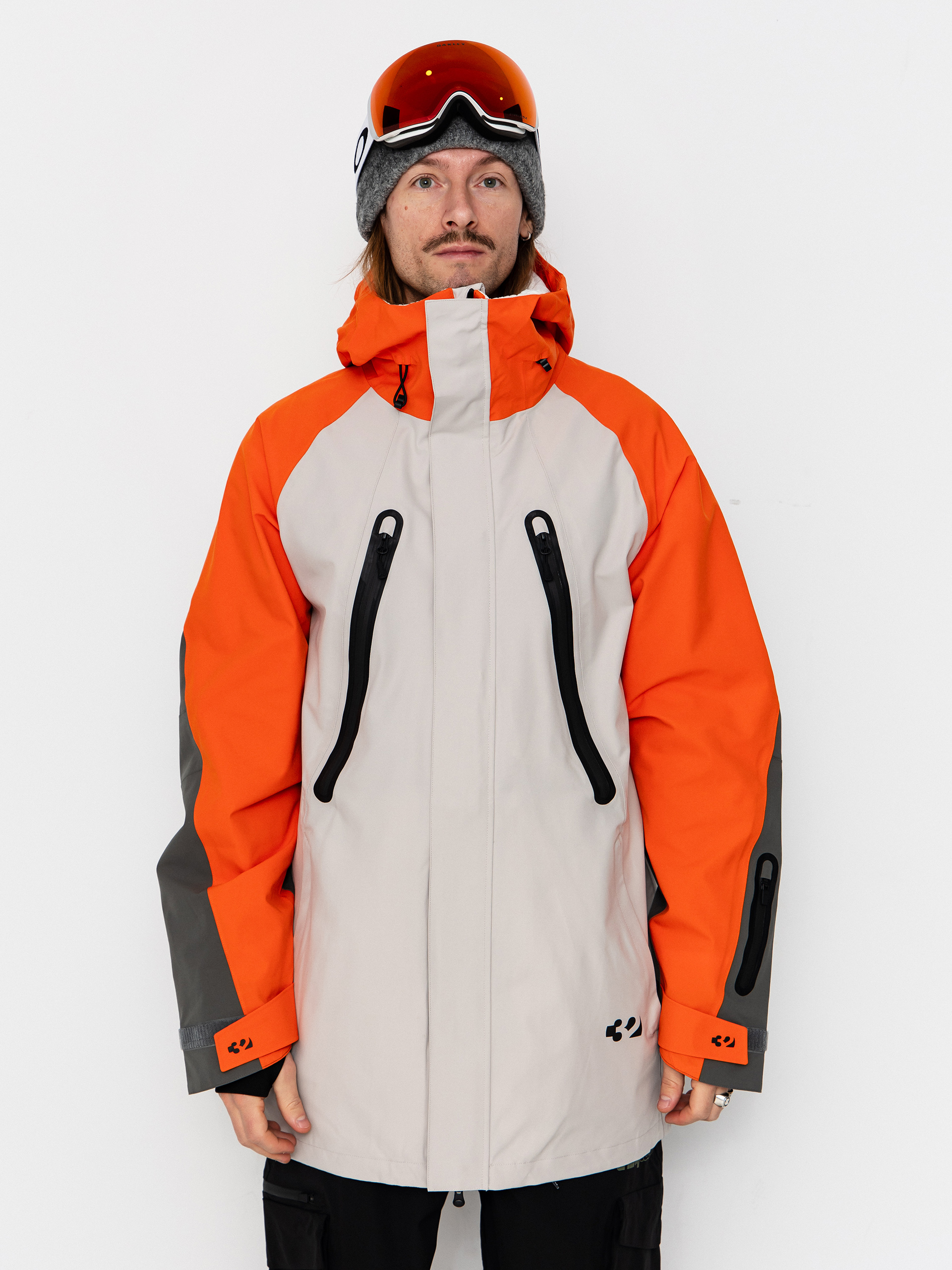 Чоловіча Сноубордична куртка ThirtyTwo Deep Creek Parka (orange)