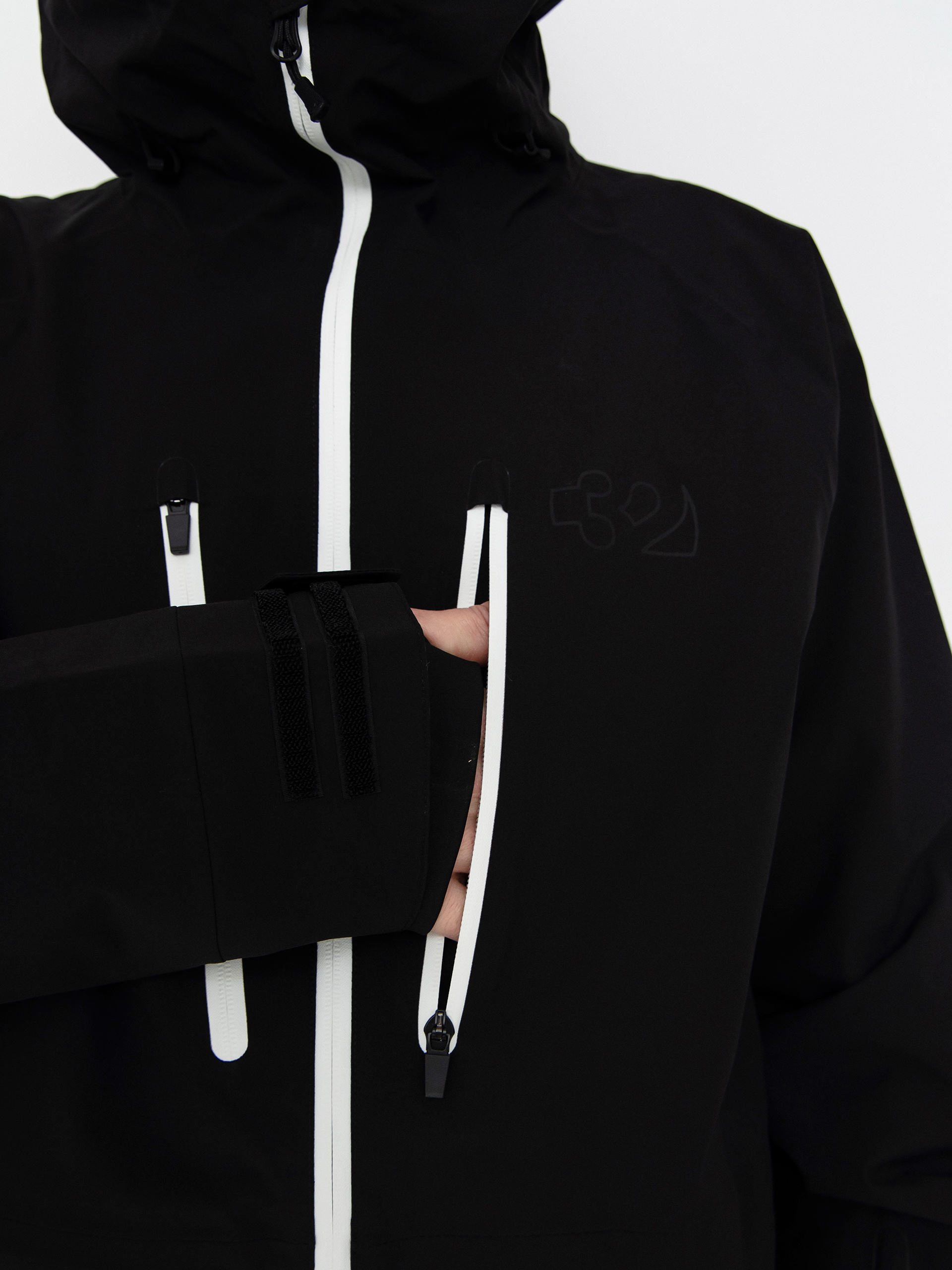 Чоловіча Сноубордична куртка ThirtyTwo Tm Recycled (black)