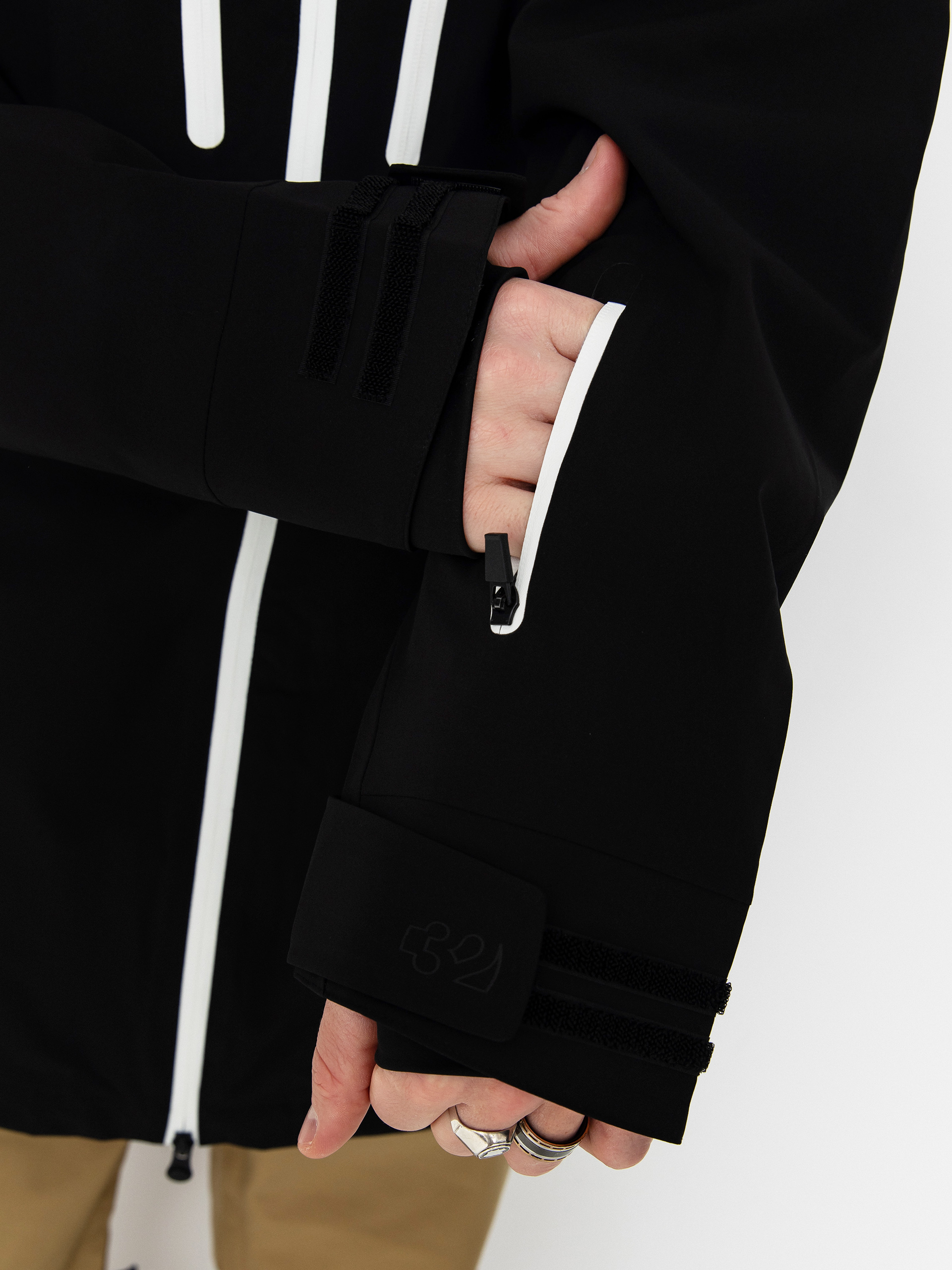 Чоловіча Сноубордична куртка ThirtyTwo Tm Recycled (black)