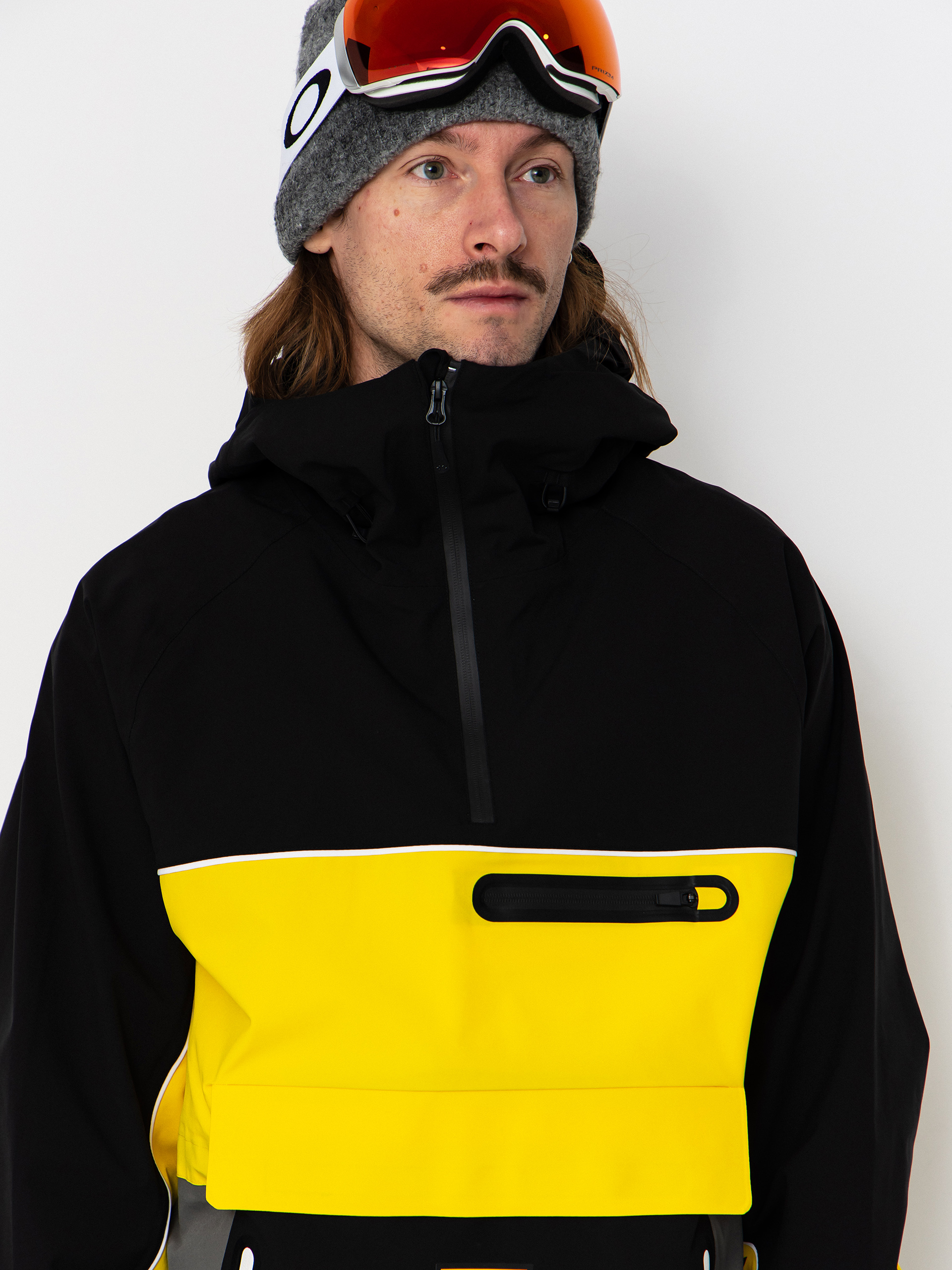 Чоловіча Сноубордична куртка ThirtyTwo Light Anorak (black/yellow)