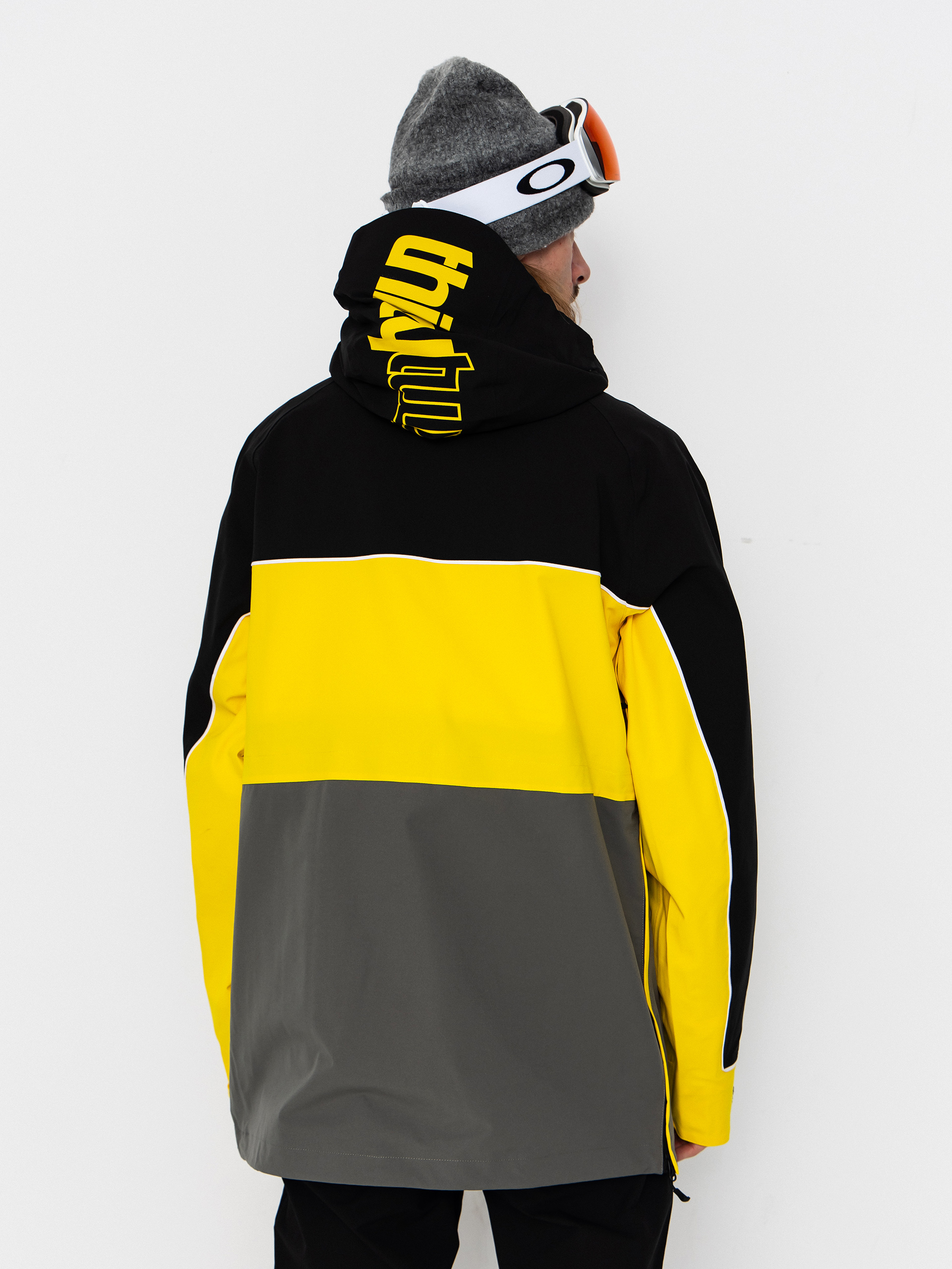 Чоловіча Сноубордична куртка ThirtyTwo Light Anorak (black/yellow)