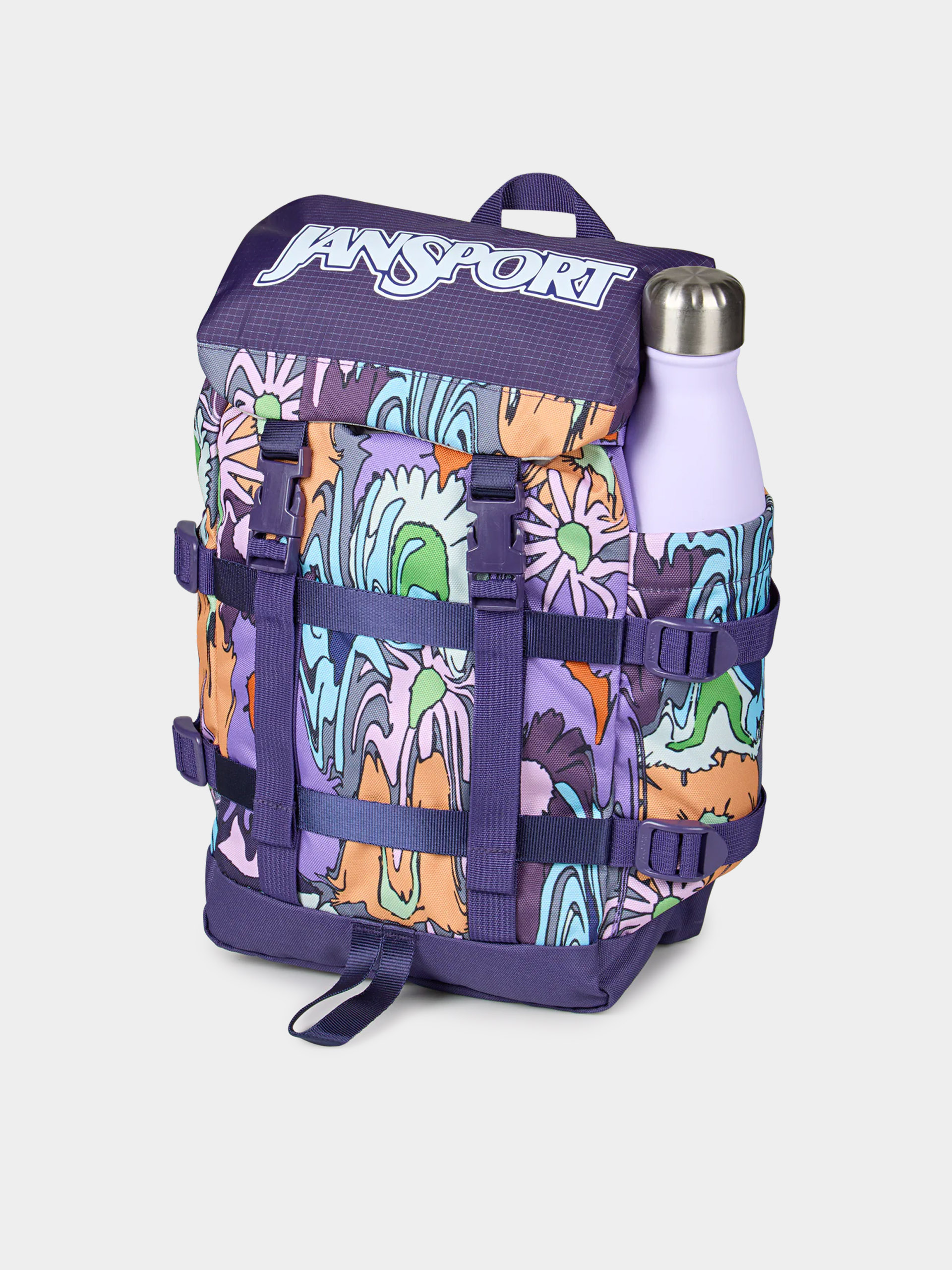 Рюкзак JanSport Mini Skip Pack (melted blooms yellow)