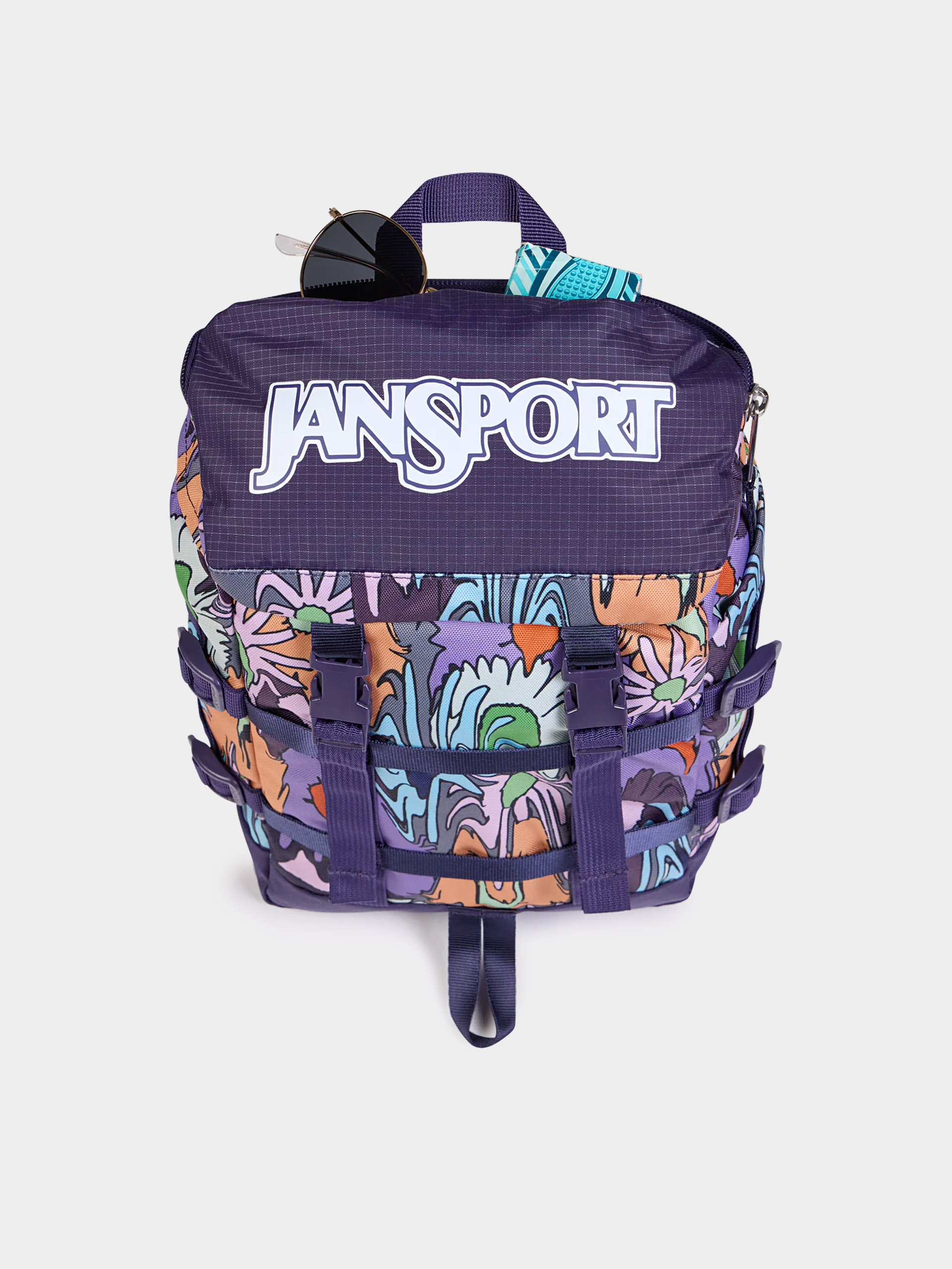 Рюкзак JanSport Mini Skip Pack (melted blooms yellow)