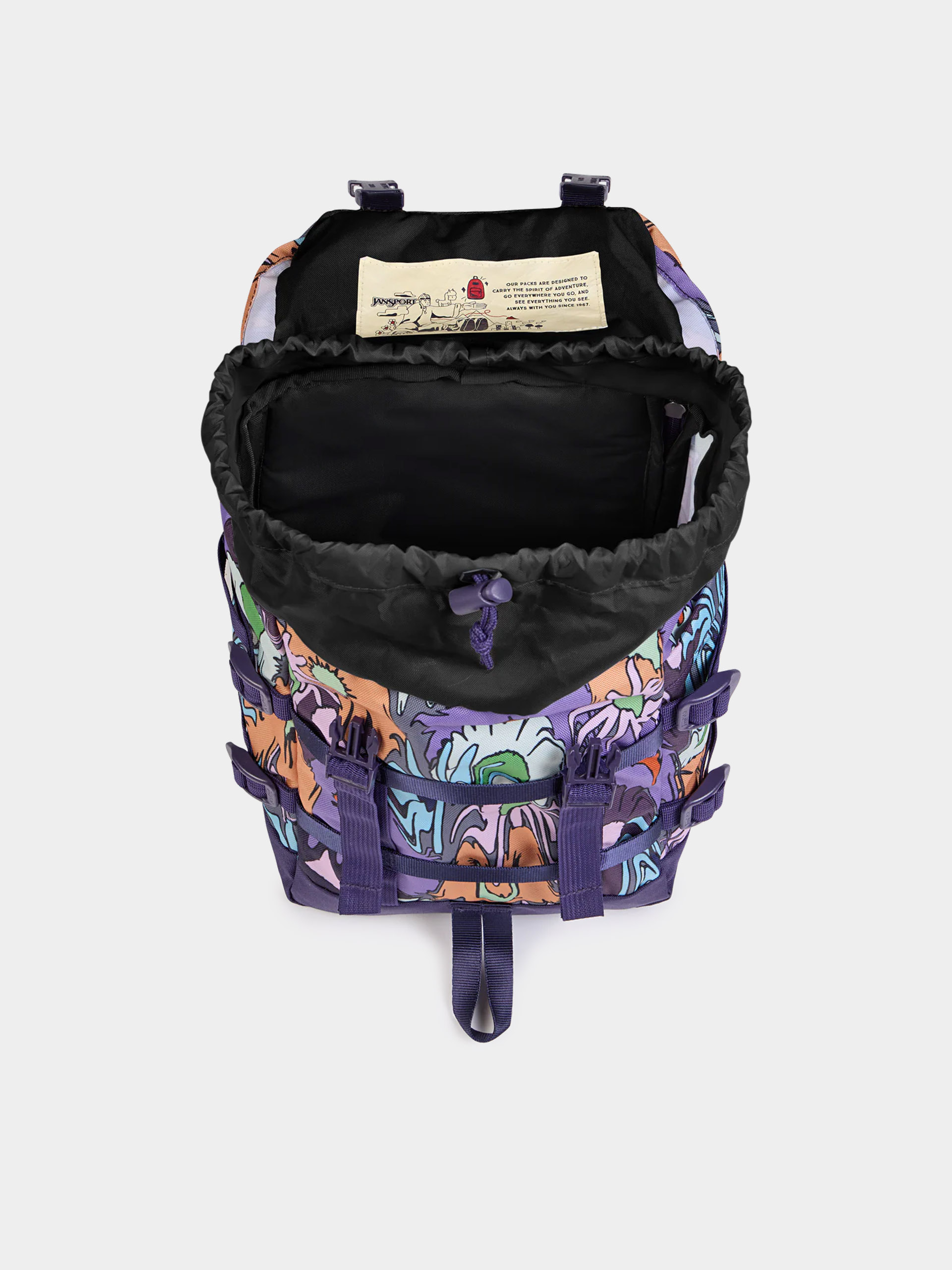 Рюкзак JanSport Mini Skip Pack (melted blooms yellow)