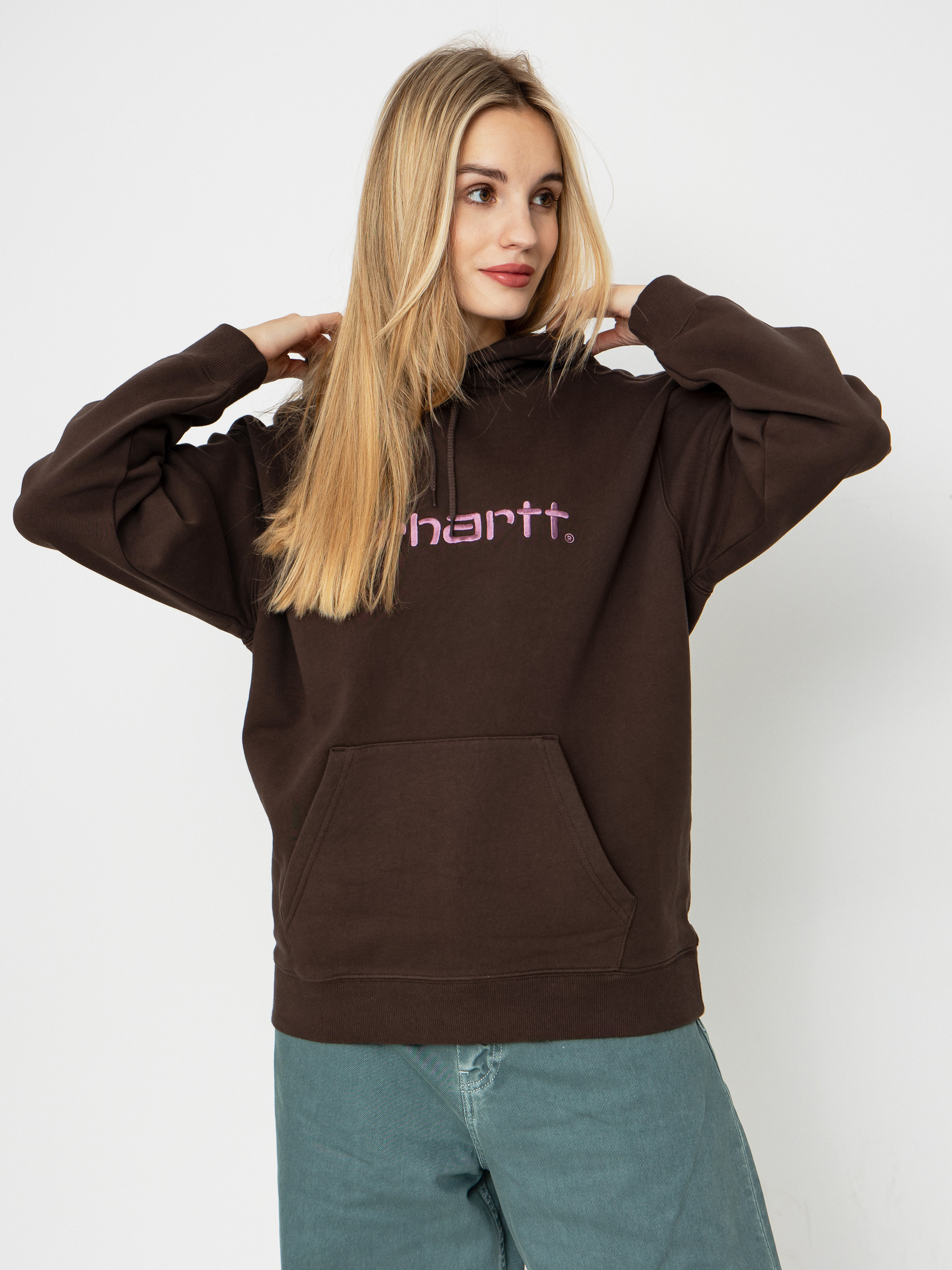 Худі Carhartt WIP Carhartt HD Wmn (vitola/phlox)