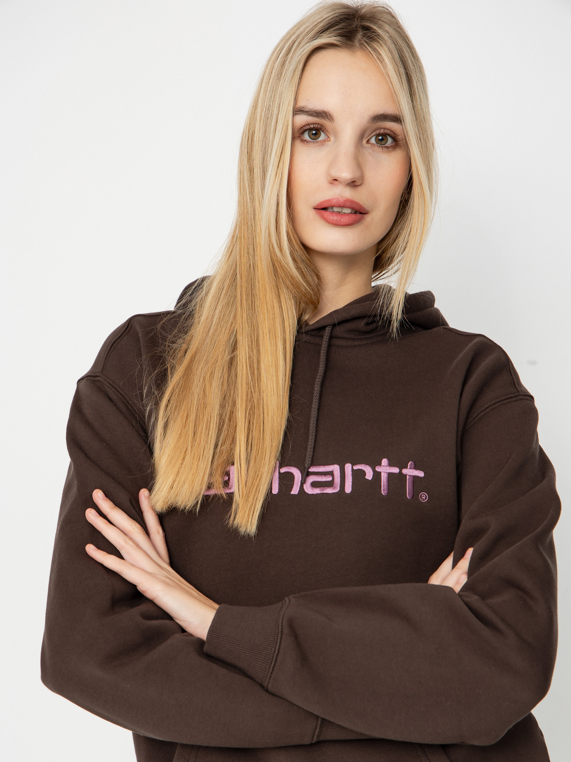 Худі Carhartt WIP Carhartt HD Wmn (vitola/phlox)