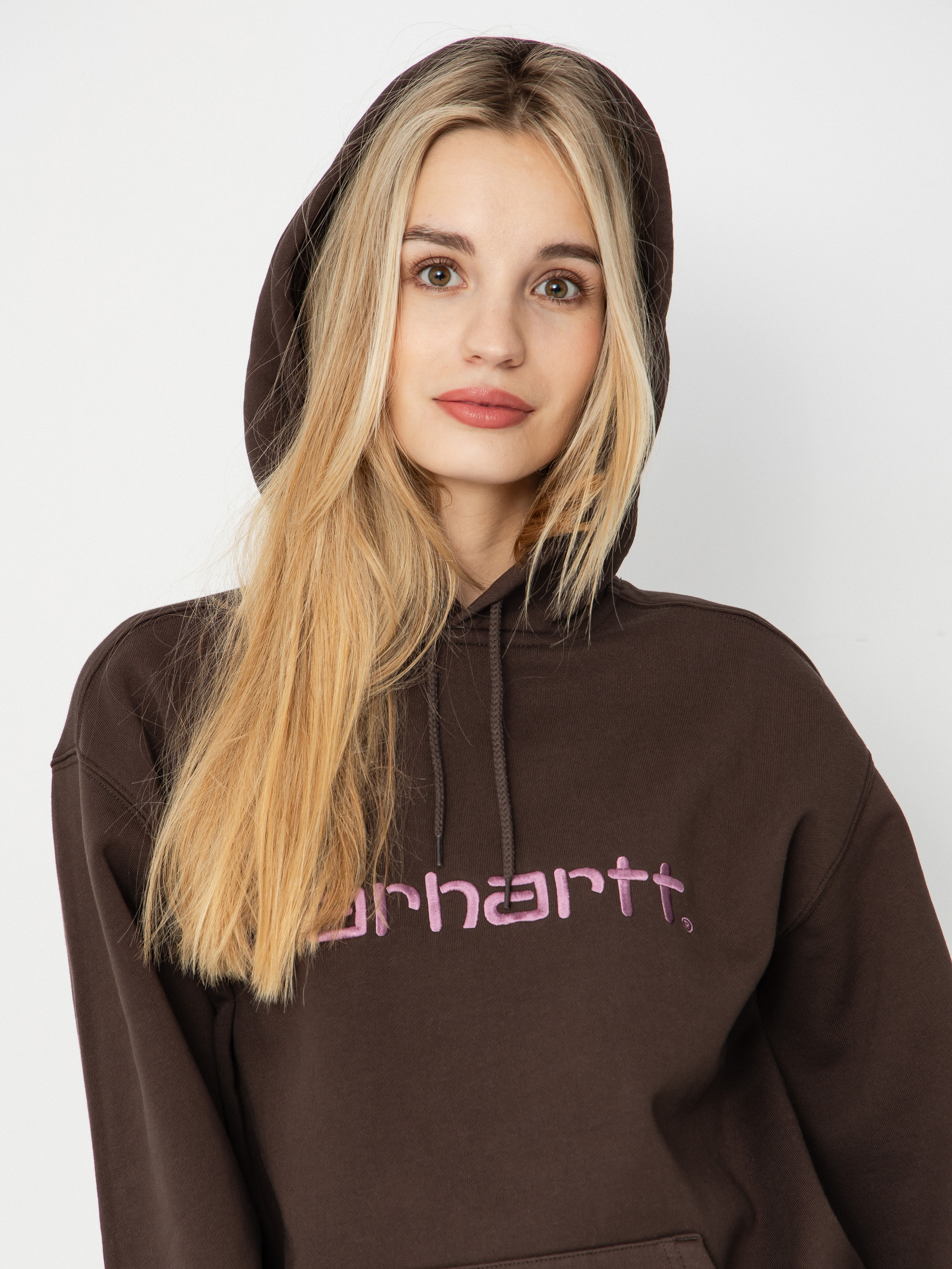Худі Carhartt WIP Carhartt HD Wmn (vitola/phlox)
