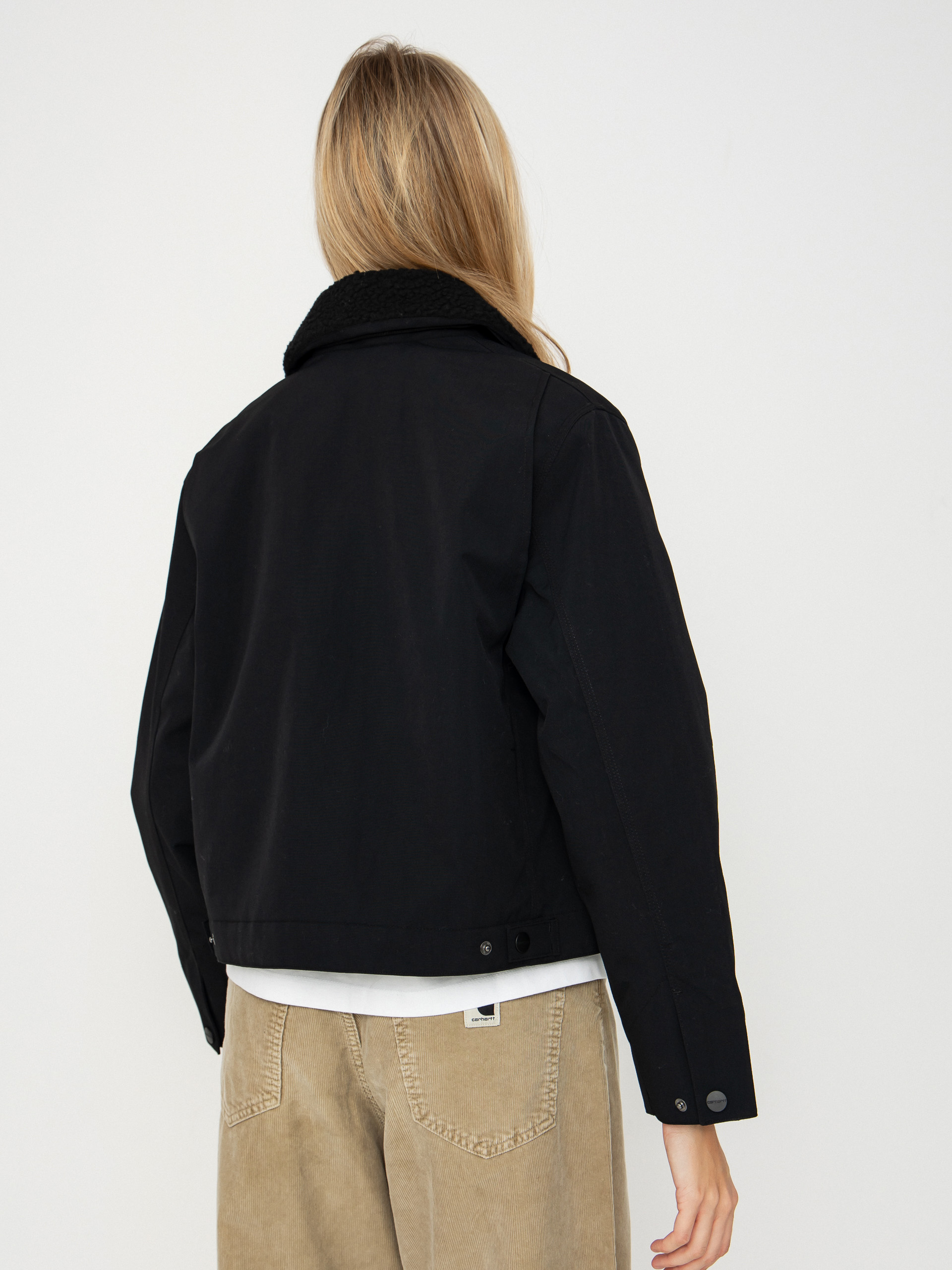 Куртка Carhartt WIP Newkirk Wmn (black/wild dog print)