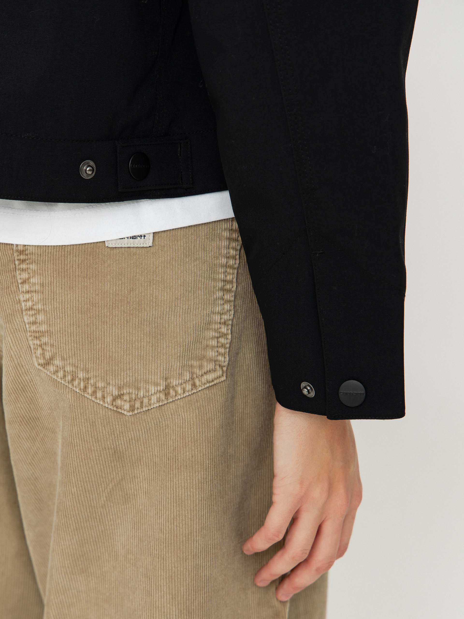 Куртка Carhartt WIP Newkirk Wmn (black/wild dog print)