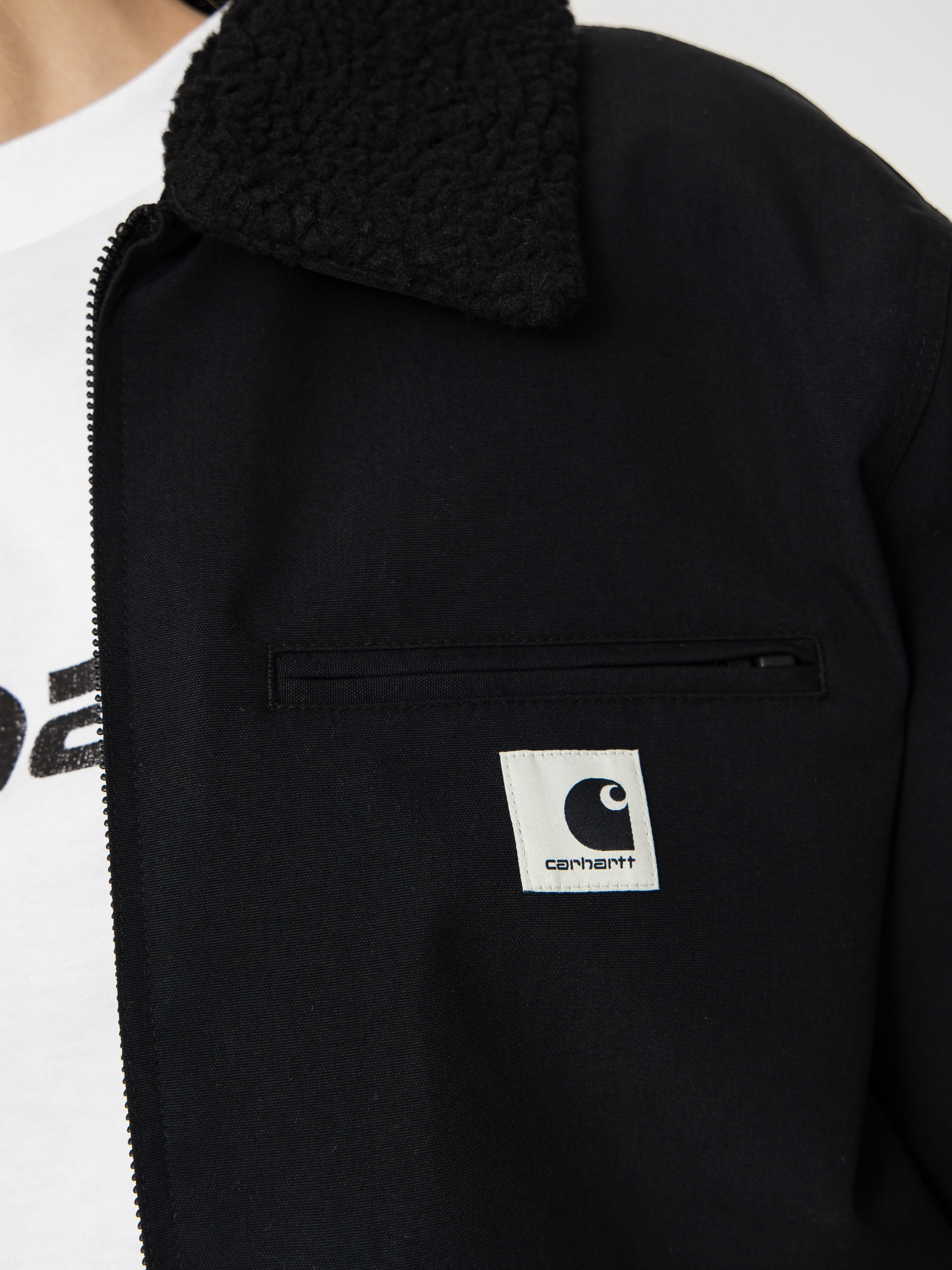 Куртка Carhartt WIP Newkirk Wmn (black/wild dog print)