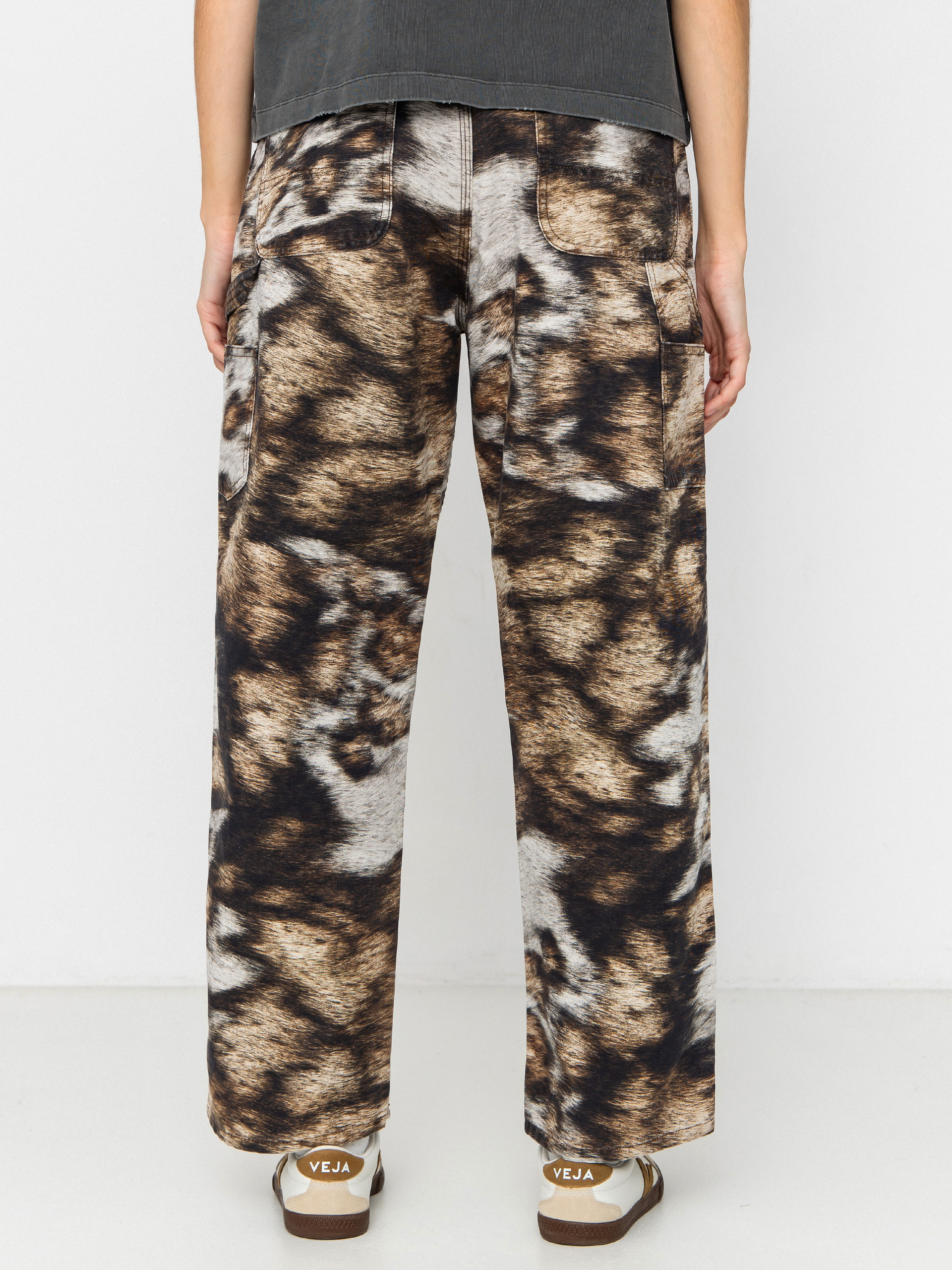 Штани Carhartt WIP Brandon Single Knee Wmn (wild dog print/stone washed)