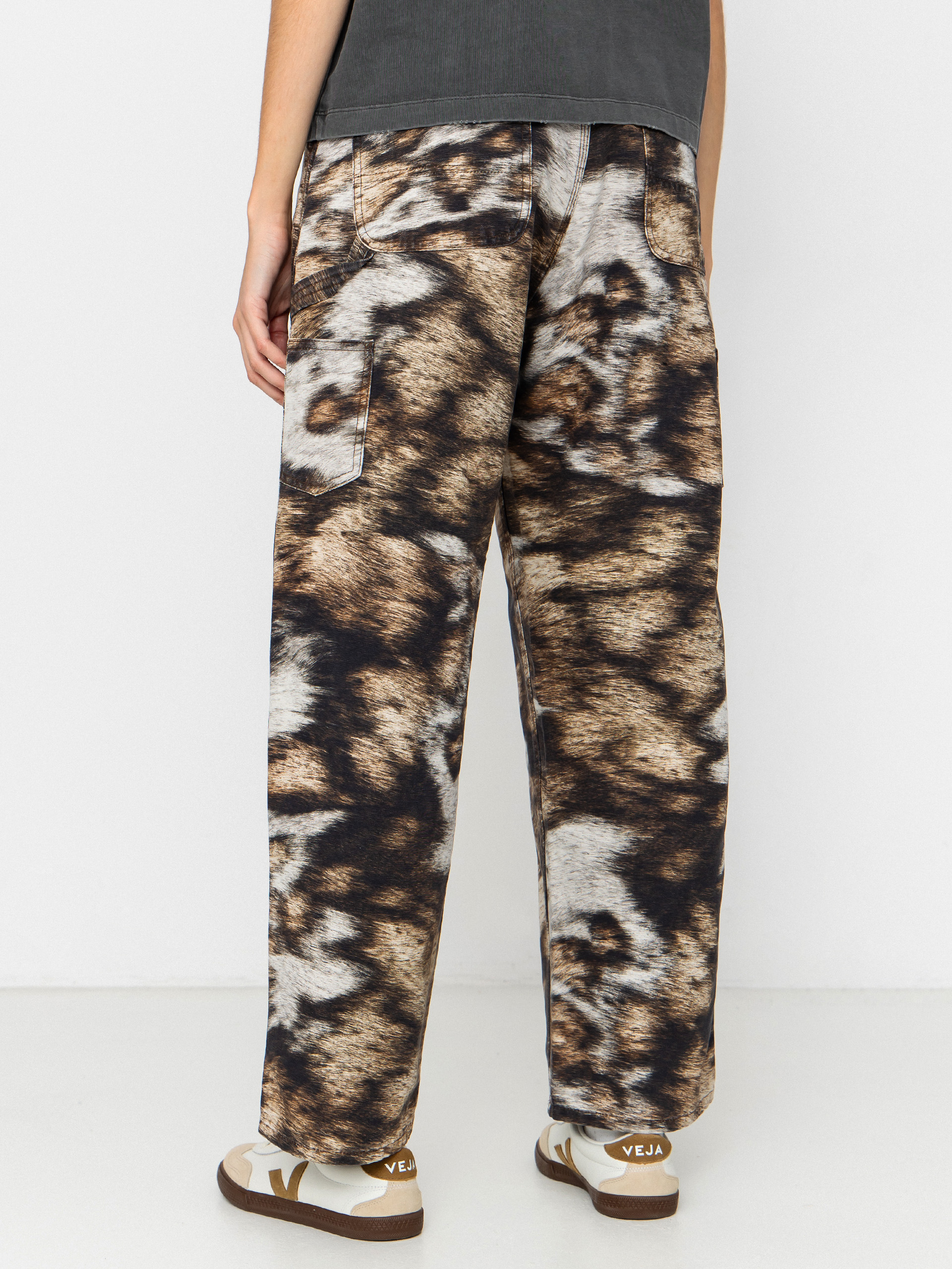 Штани Carhartt WIP Brandon Single Knee Wmn (wild dog print/stone washed)