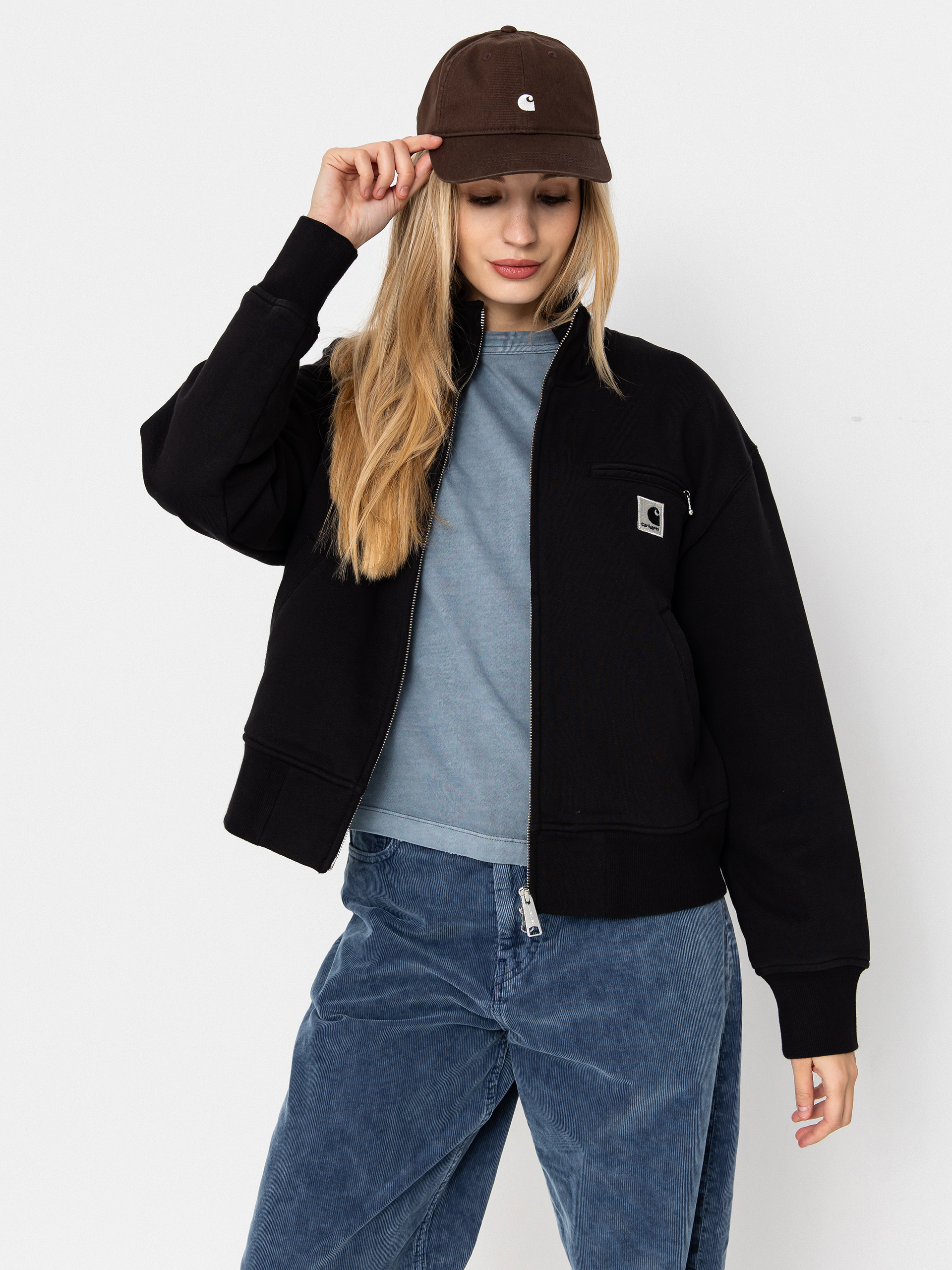 Куртка Carhartt WIP Detroit Wmn (black/stone washed)