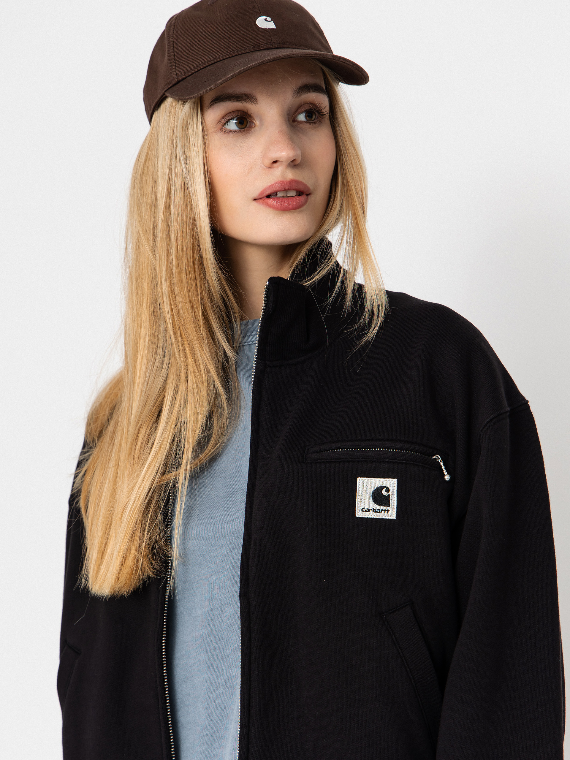 Куртка Carhartt WIP Detroit Wmn (black/stone washed)