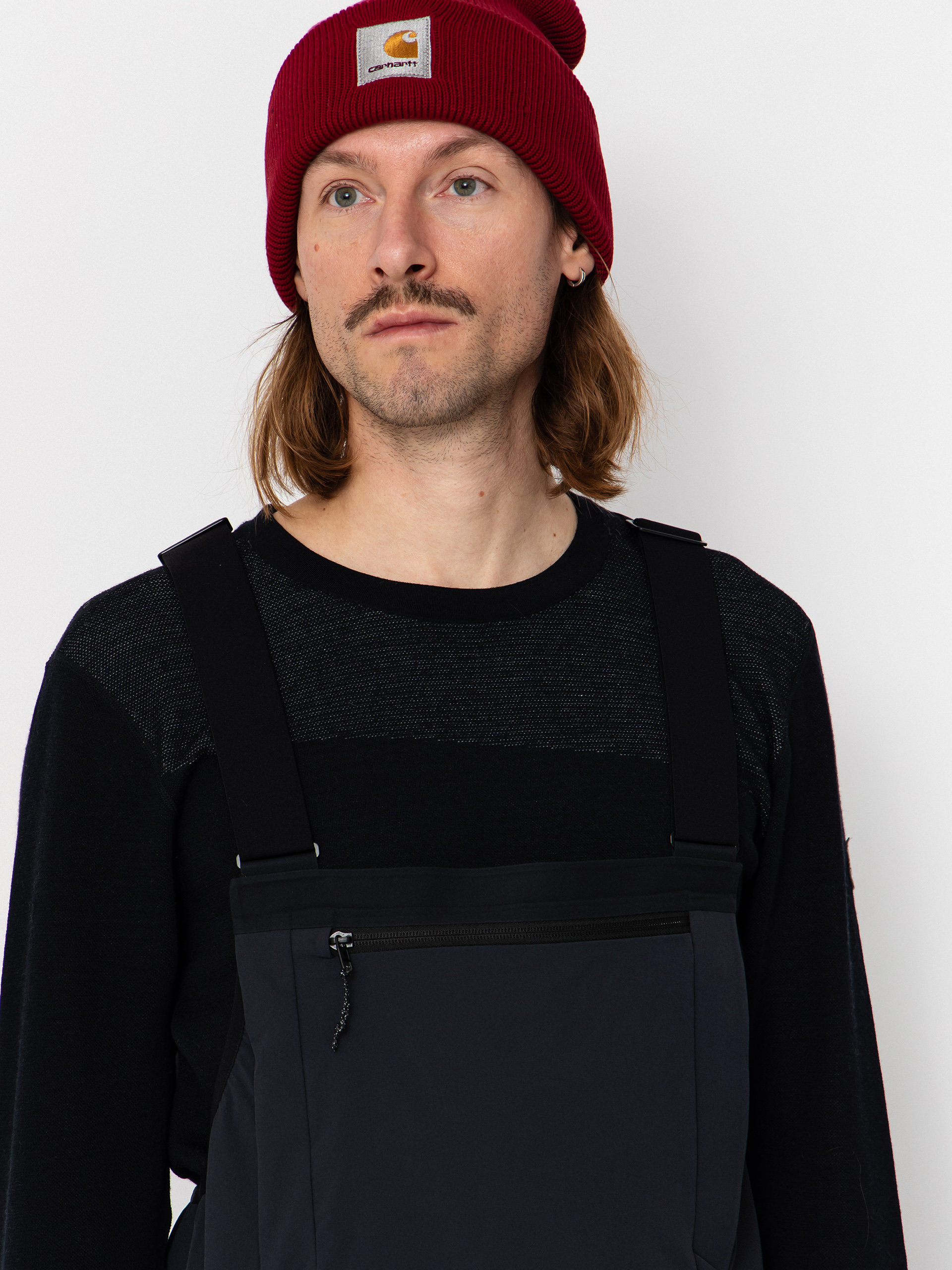 Чоловічі Сноубордичні штани Jones Snowboards Shralpinist Str Rec Bib (stealth black)