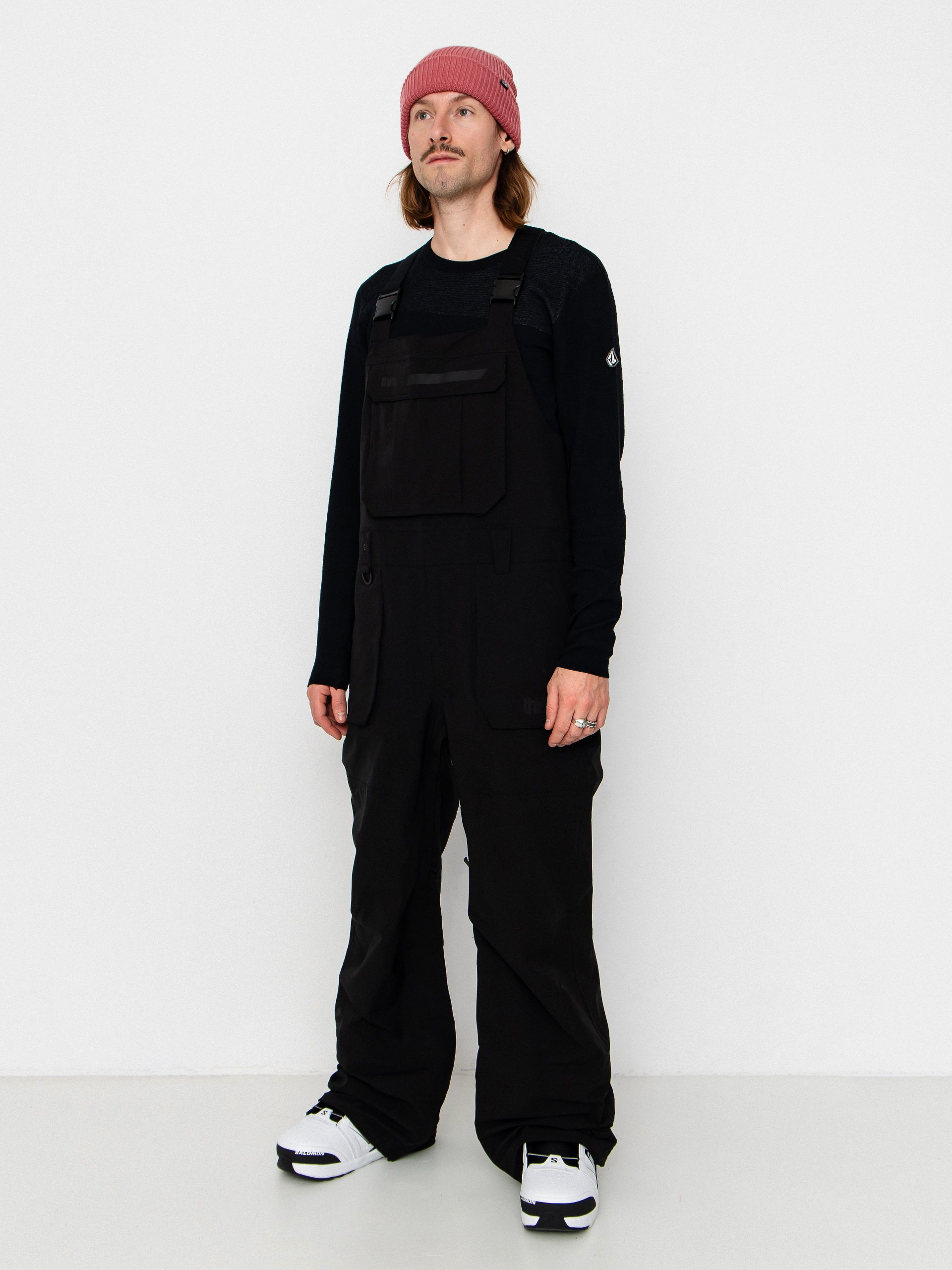 Чоловічі Сноубордичні штани ThirtyTwo Basement Bib (black)