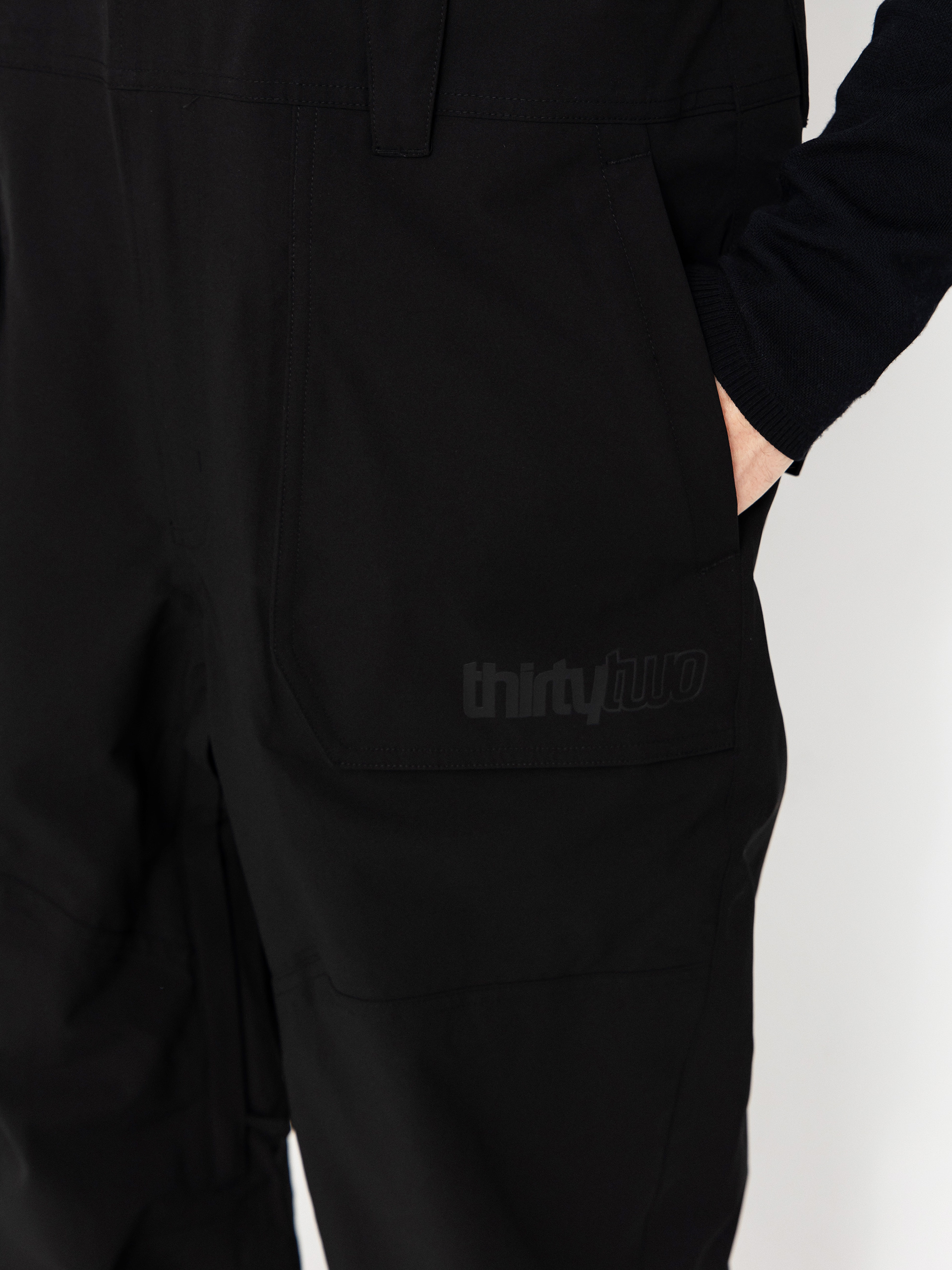 Чоловічі Сноубордичні штани ThirtyTwo Basement Bib (black)