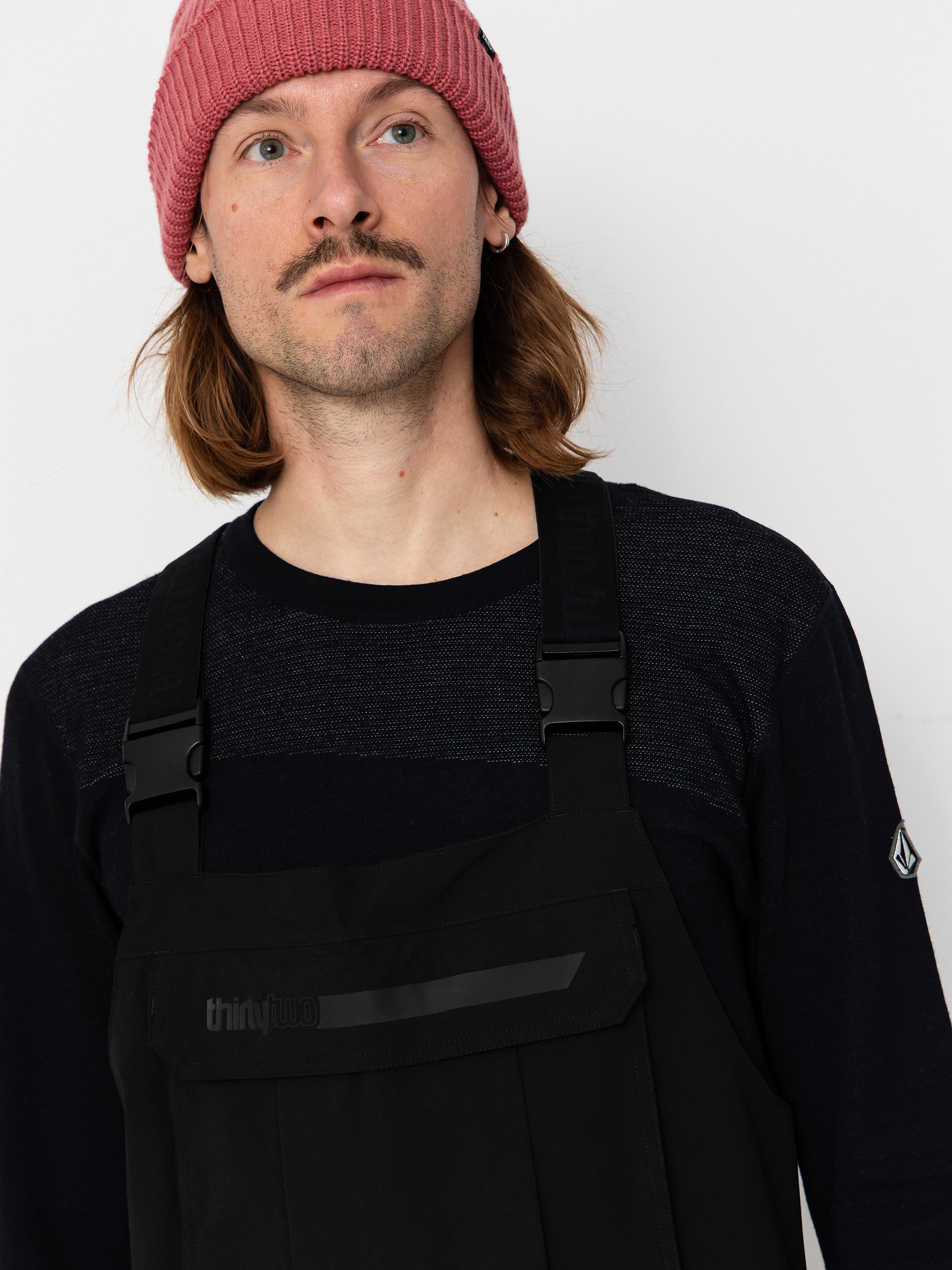 Чоловічі Сноубордичні штани ThirtyTwo Basement Bib (black)