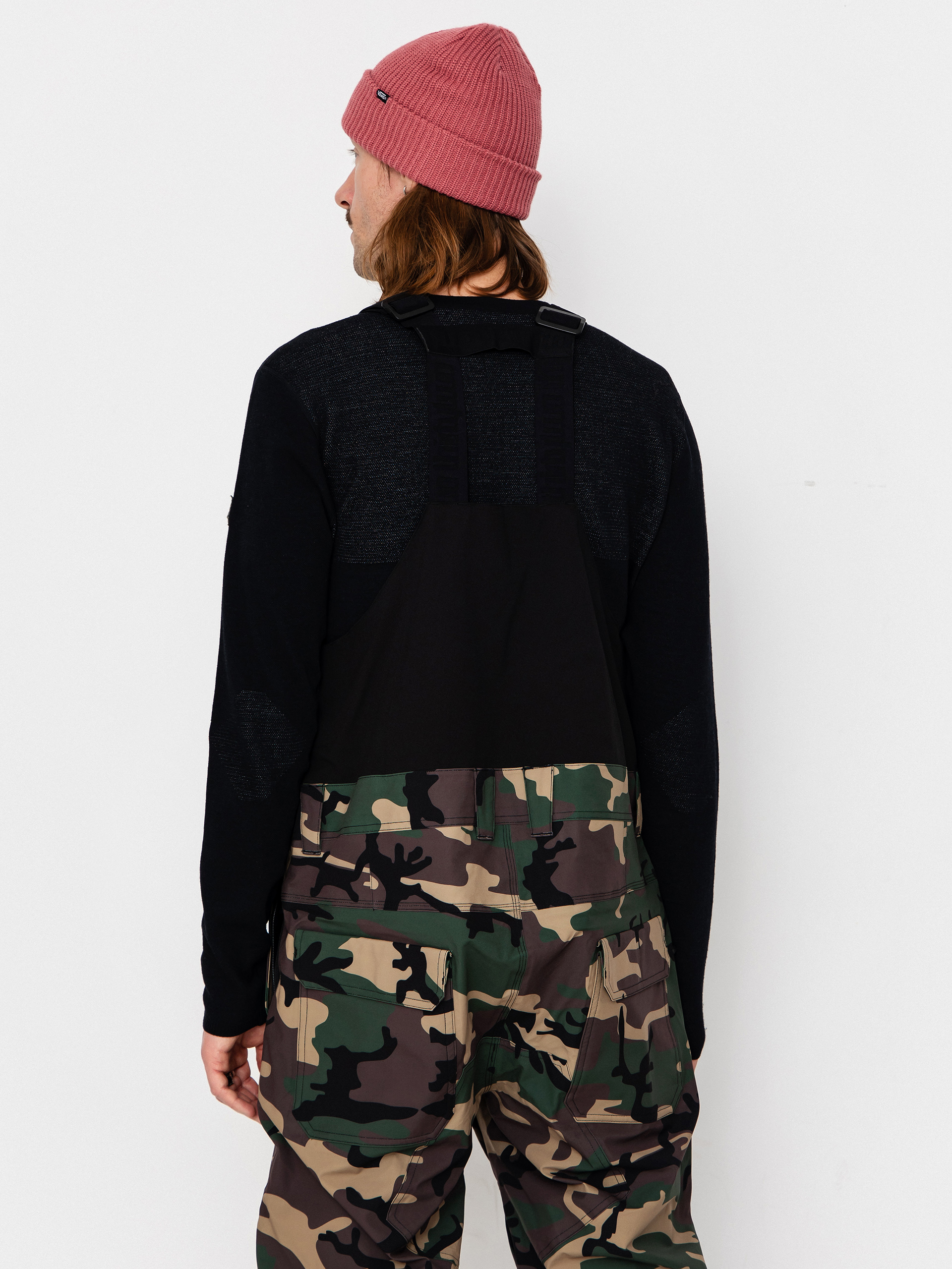 Чоловічі Сноубордичні штани ThirtyTwo Basement Bib (camo)