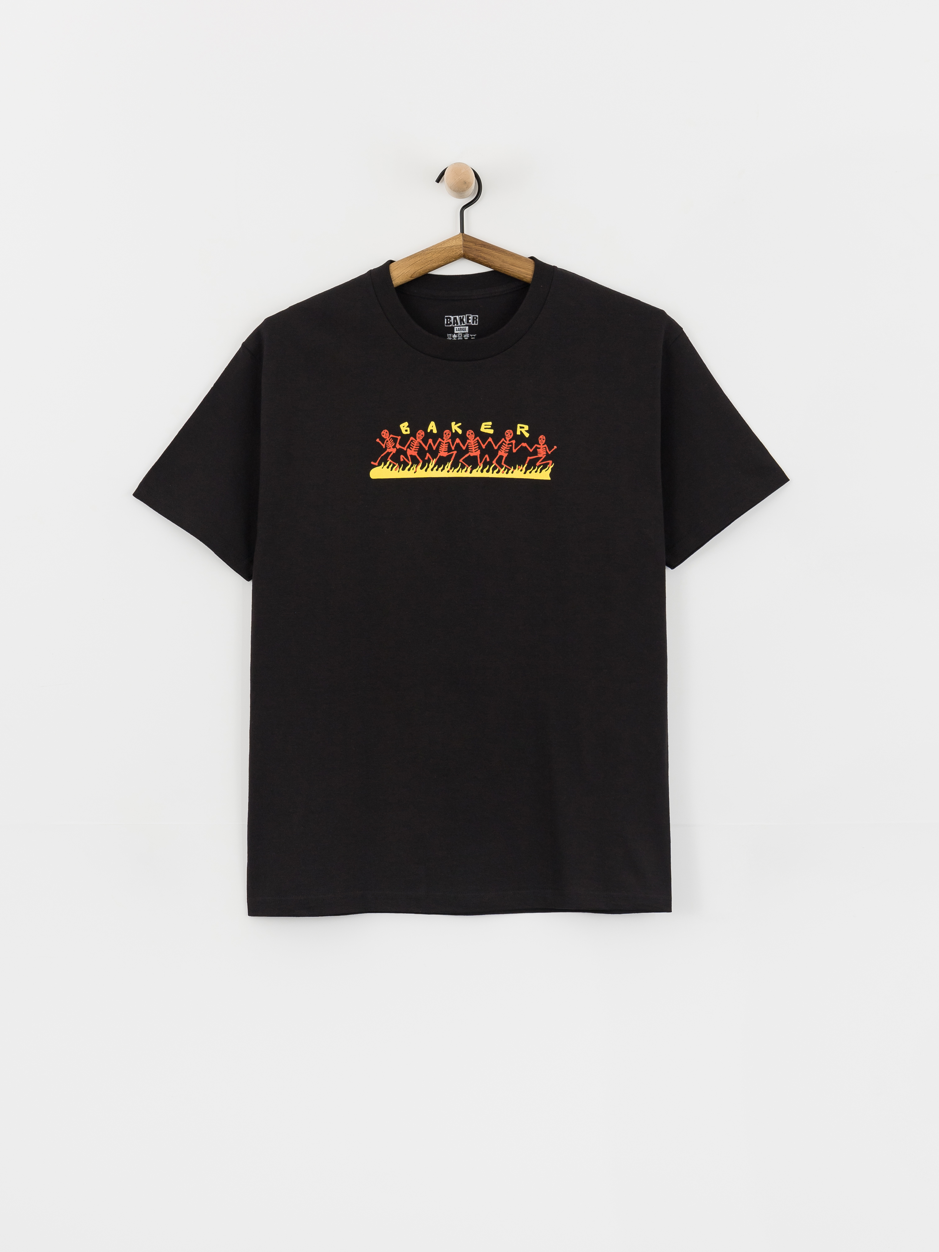 Футболка Baker Dancing Skellies - чорний (black)