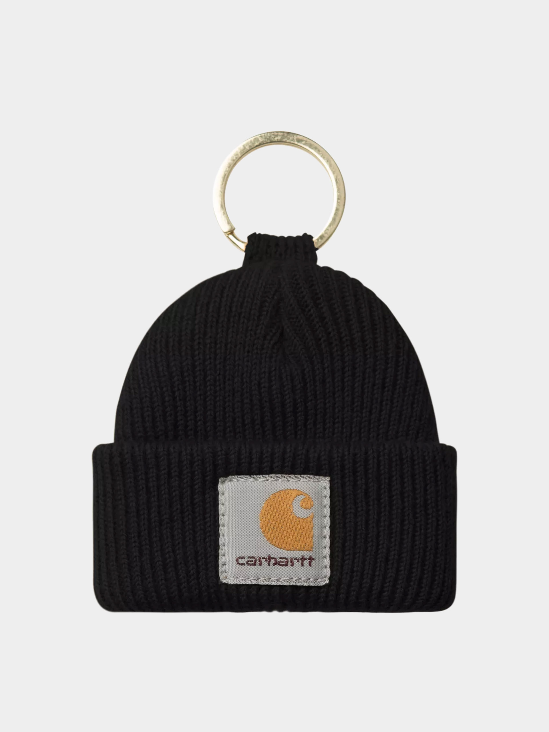 Брелок для ключів Carhartt WIP Mini Watch Hat Keychain (black)