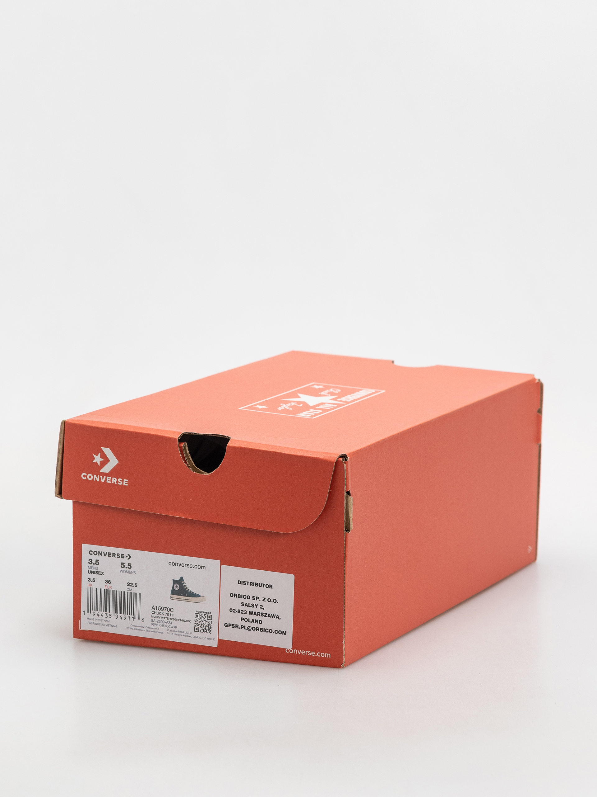 Кеди Converse Chuck 70 Hi (murky waters/egret/black)