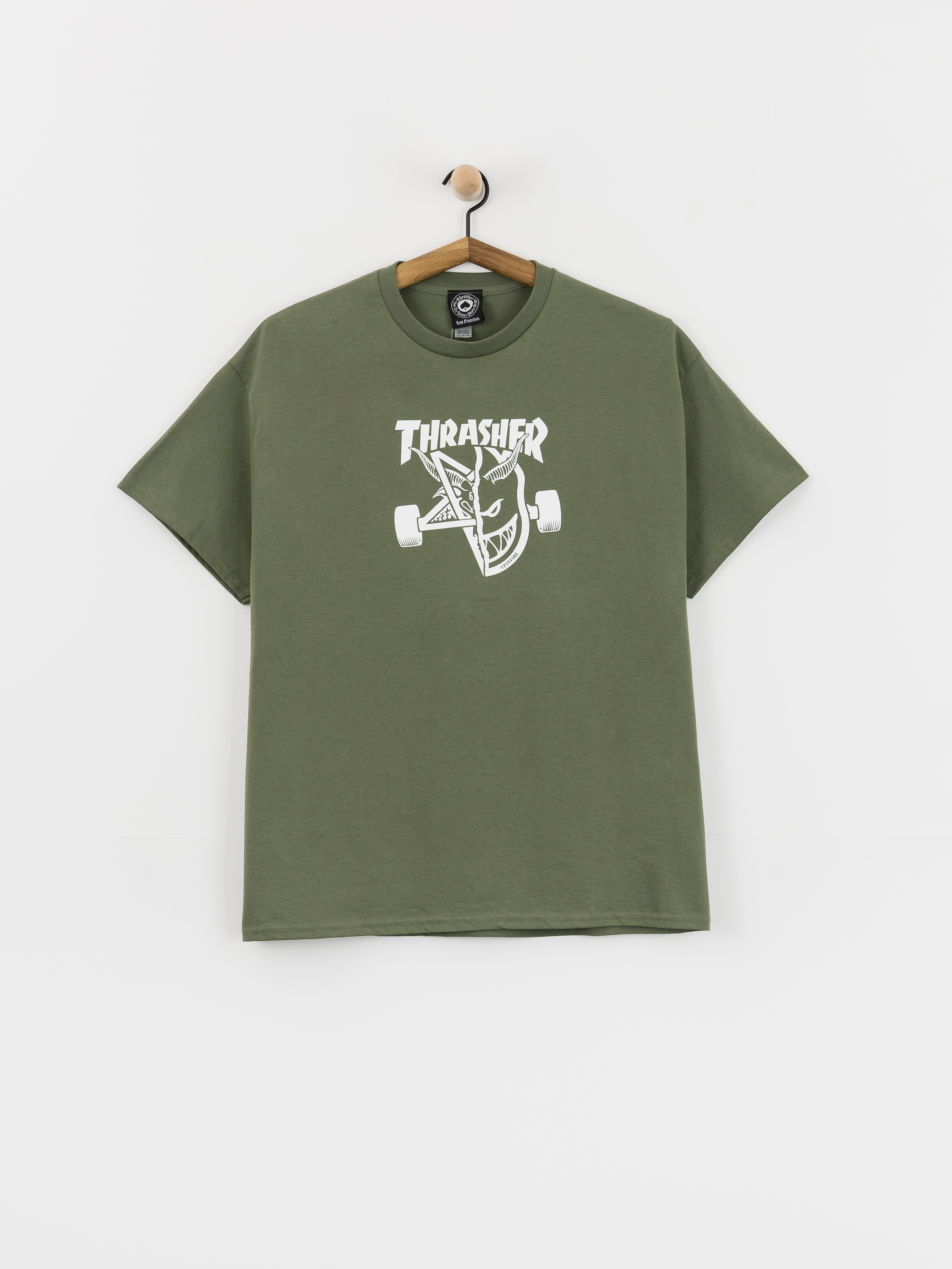 u0424u0443u0442u0431u043eu043bu043au0430 Thrasher x Spitfire Thrash & Burn (military green)