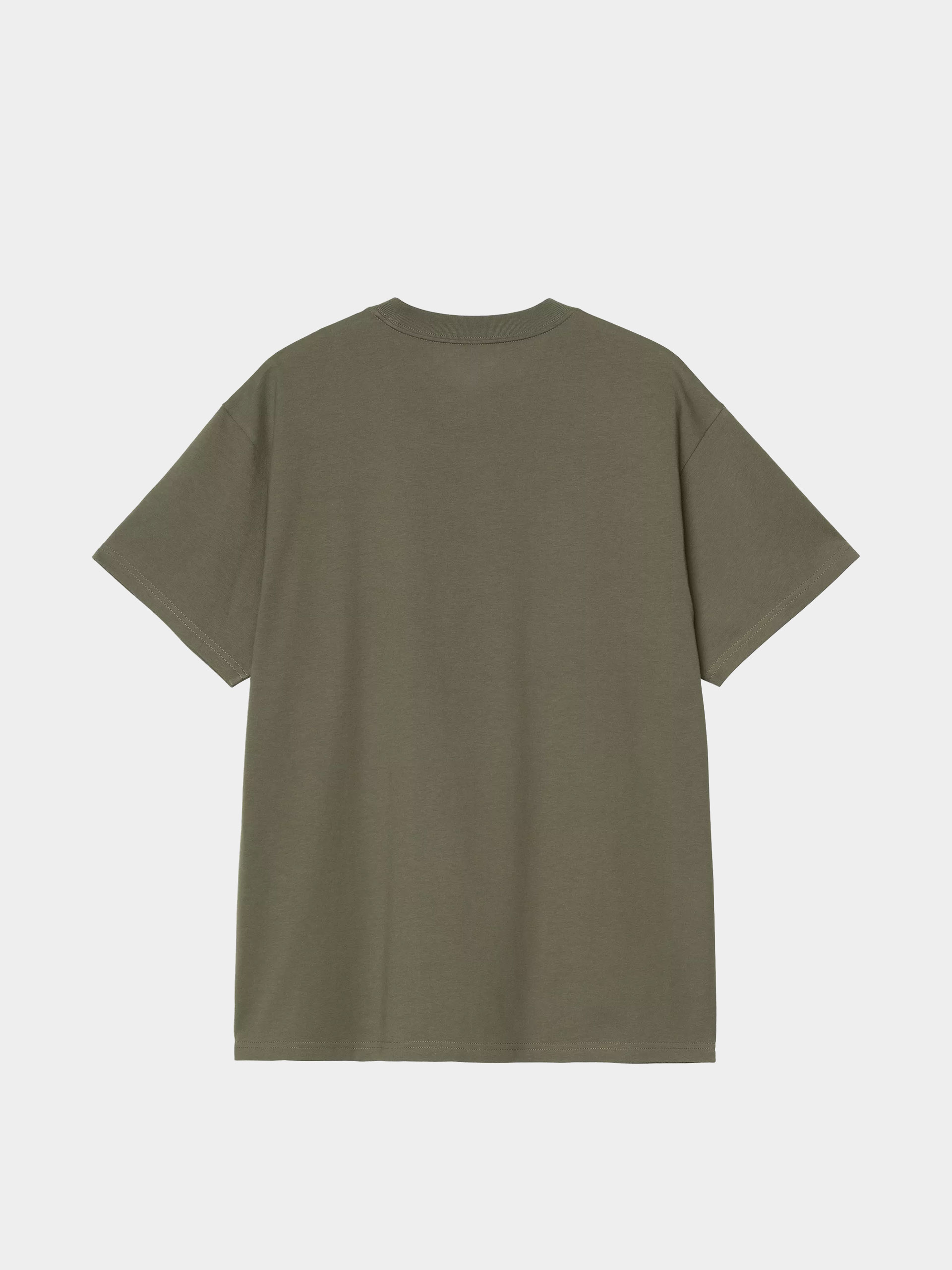 Футболка Carhartt WIP Script Embroidery (leaf/white)