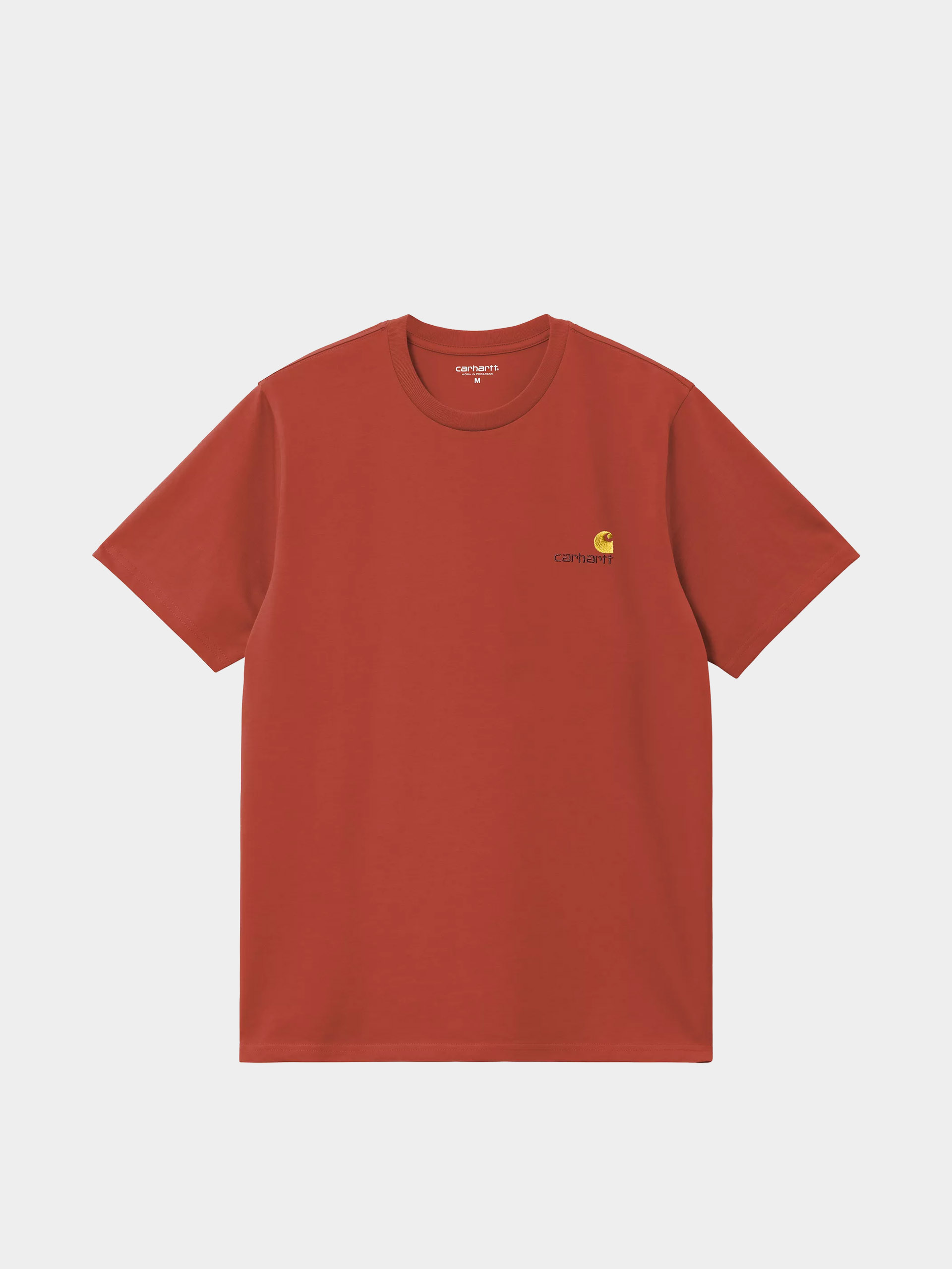 Футболка Carhartt WIP American Script (oxide red)