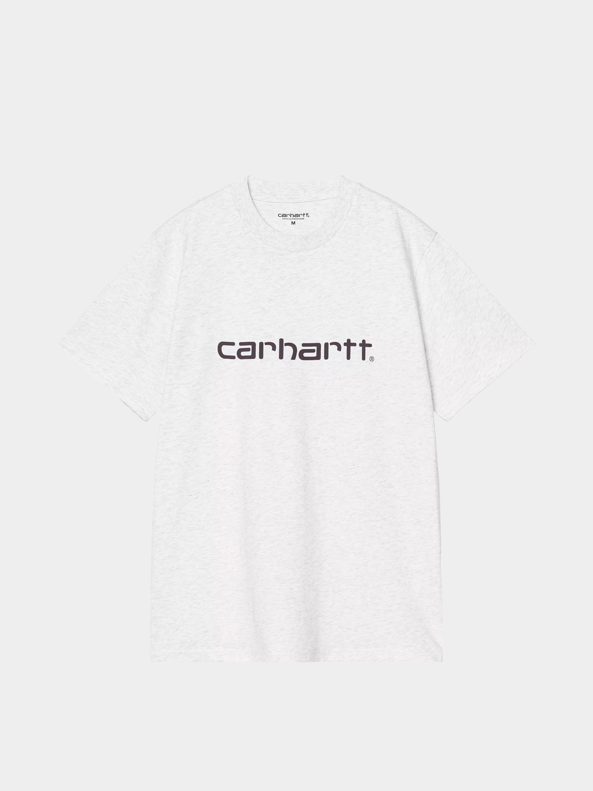 Футболка Carhartt WIP Script (ash heather/cozy purple)