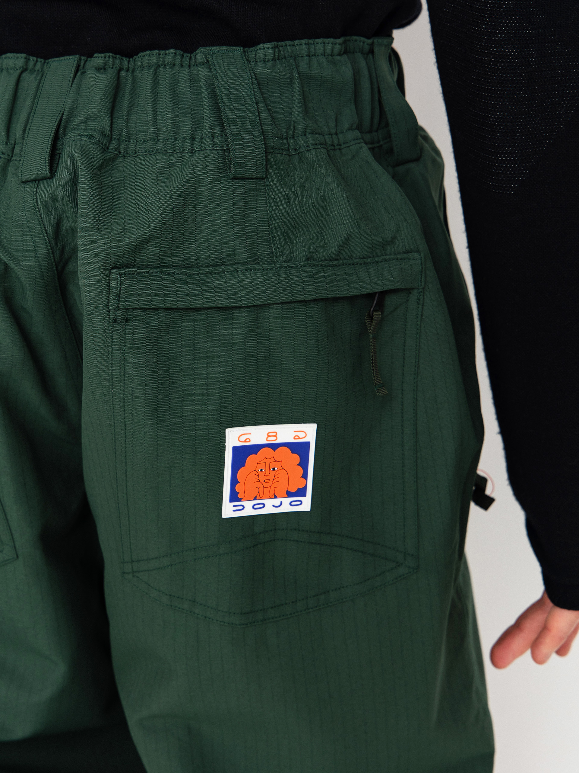 Чоловічі Сноубордичні штани 686 Dojo (moss green ripstop)